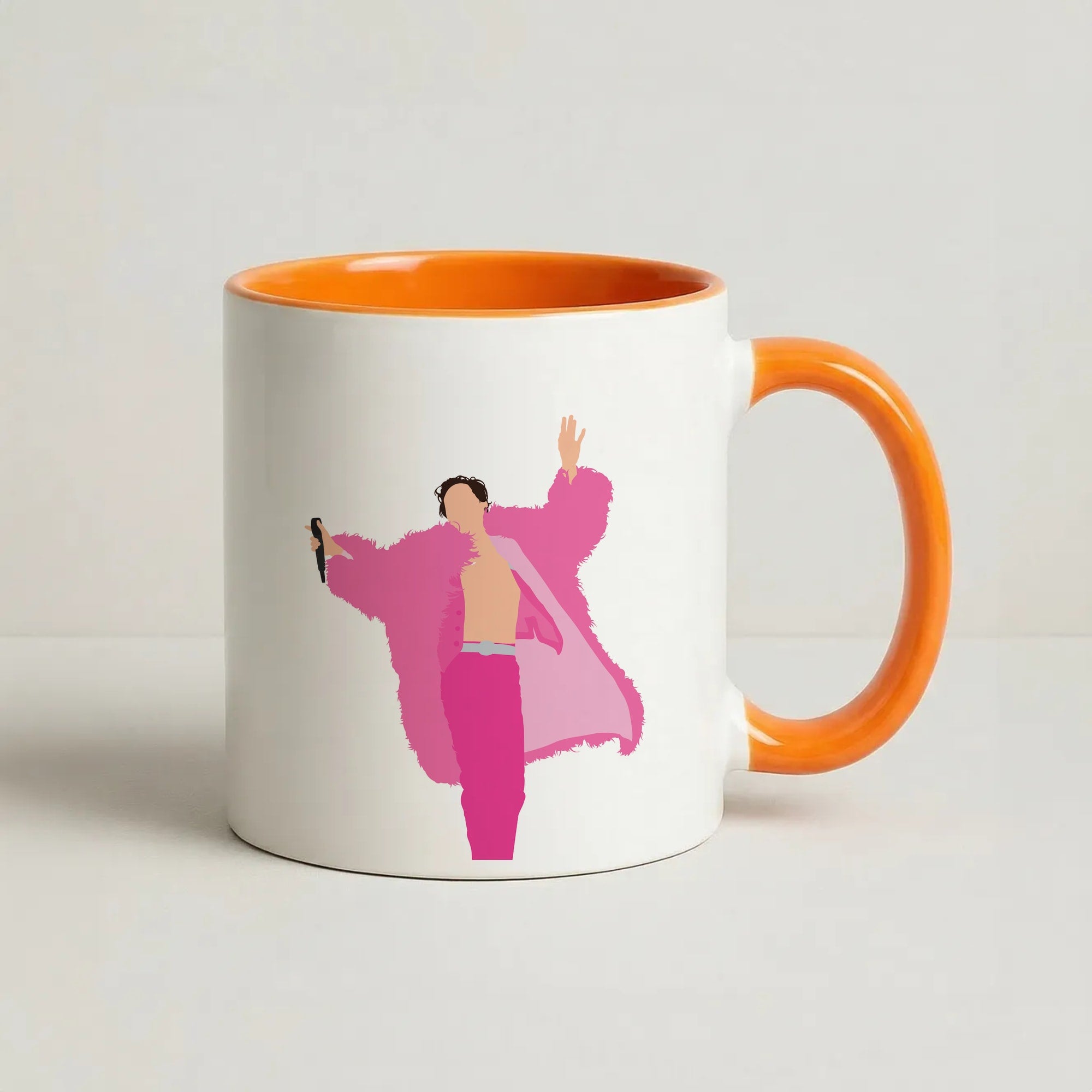 Harry Black Coat Coffee Orange Mug