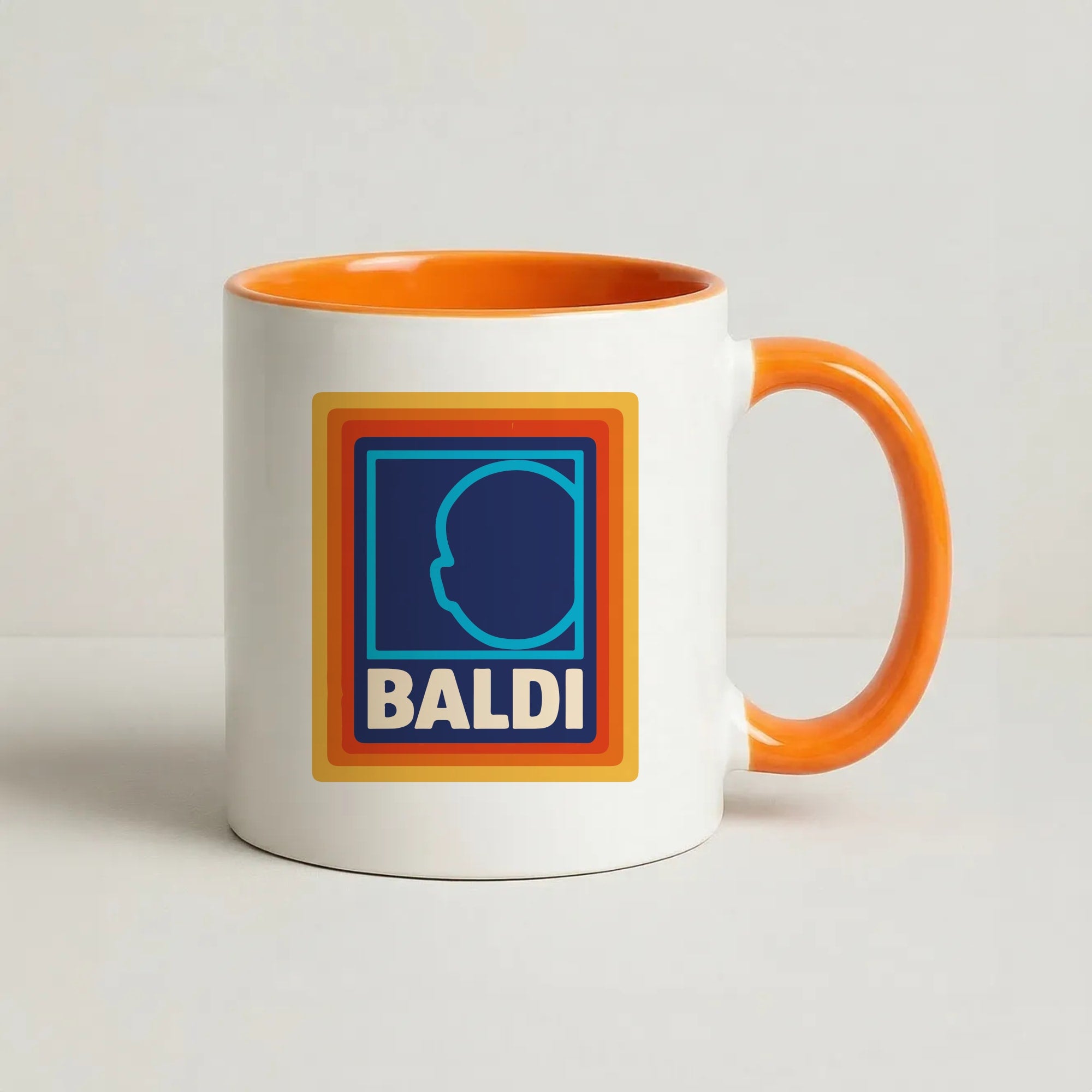 Baldi - Father's Day Coffee Orange Mug