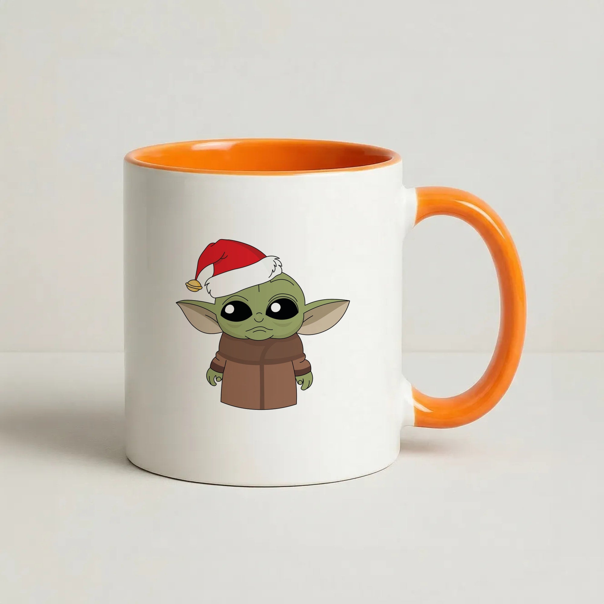 Baby Yoda Coffee Orange Mug