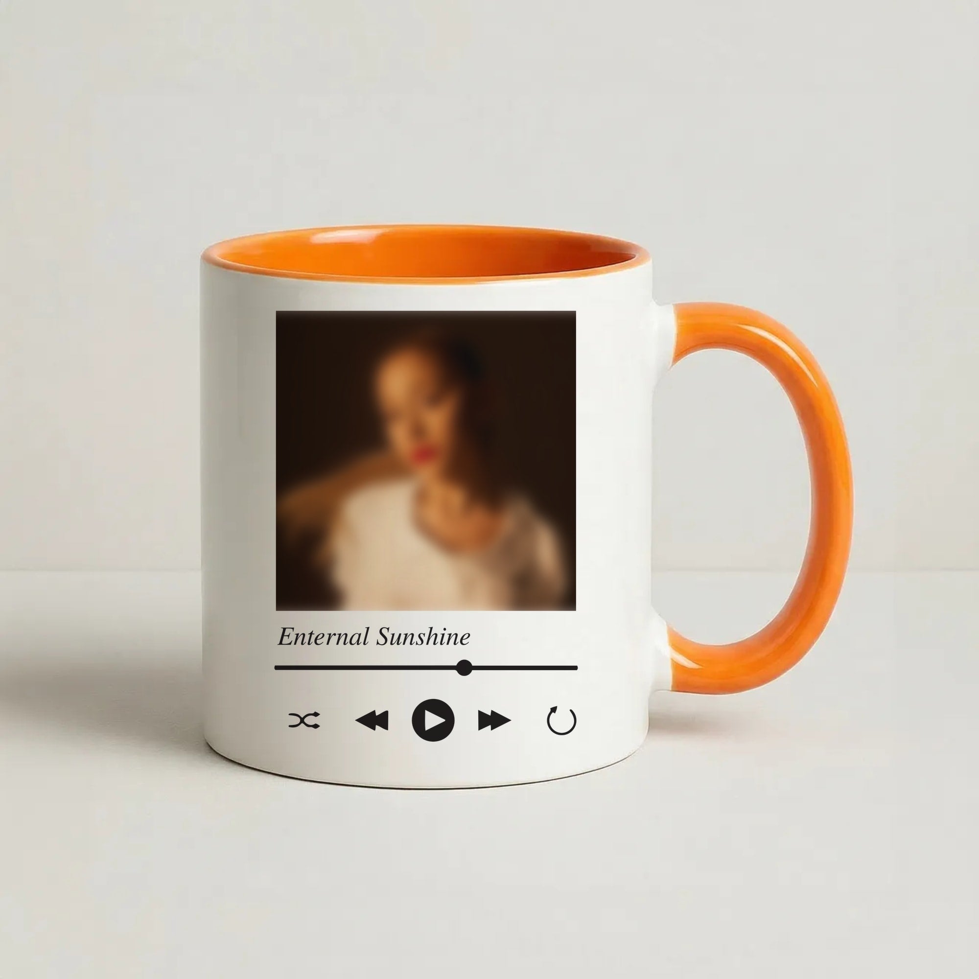 Sunshine Music Player Coffee Orange Mug