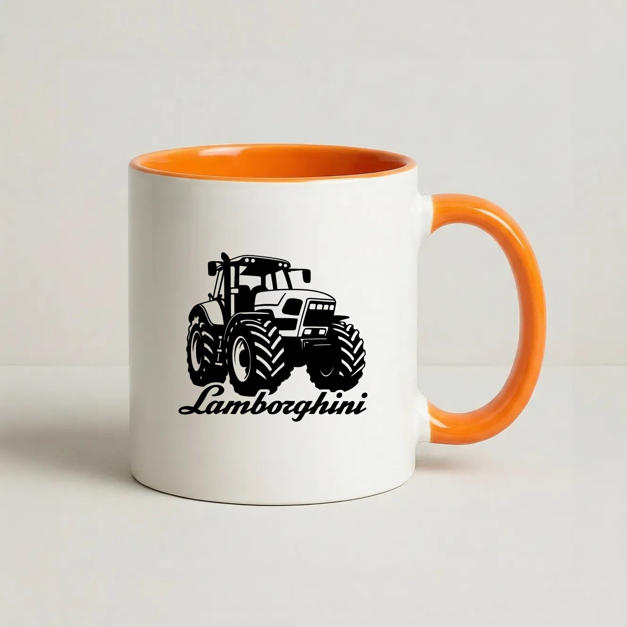 Lambo Tractor Coffee Orange Mug