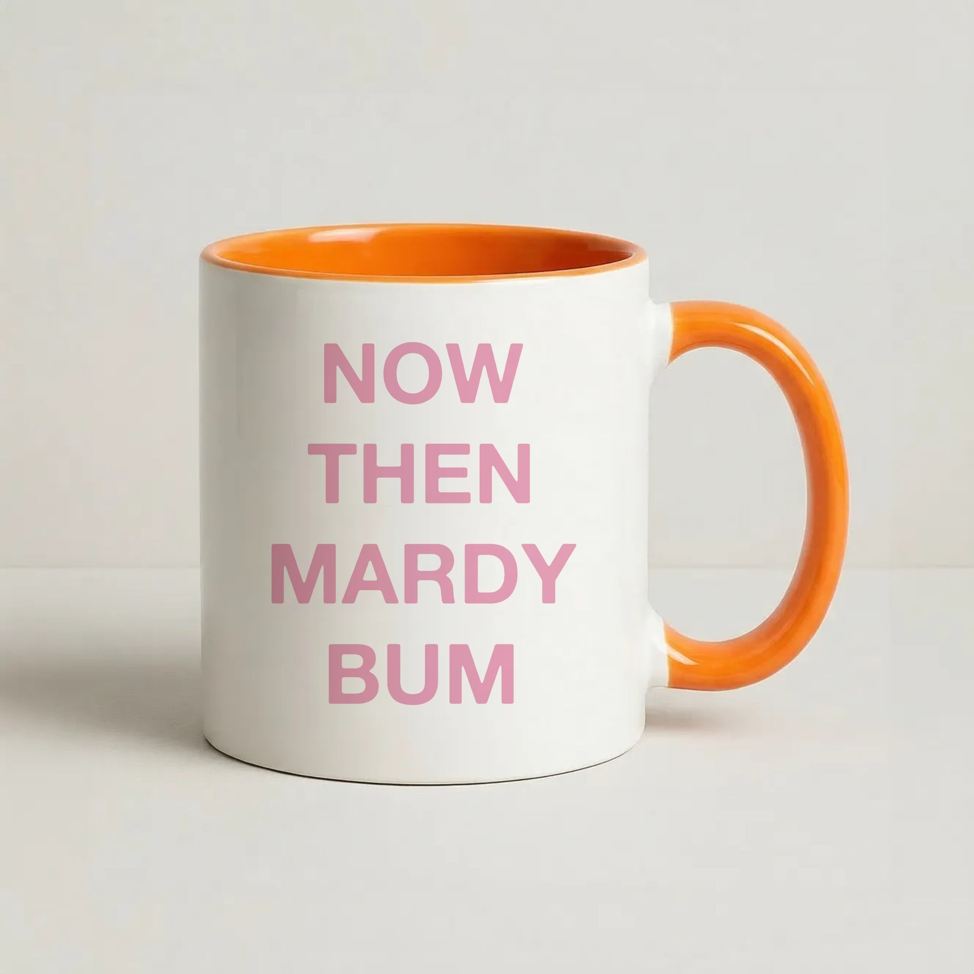 Mardy Bum Coffee Orange Mug
