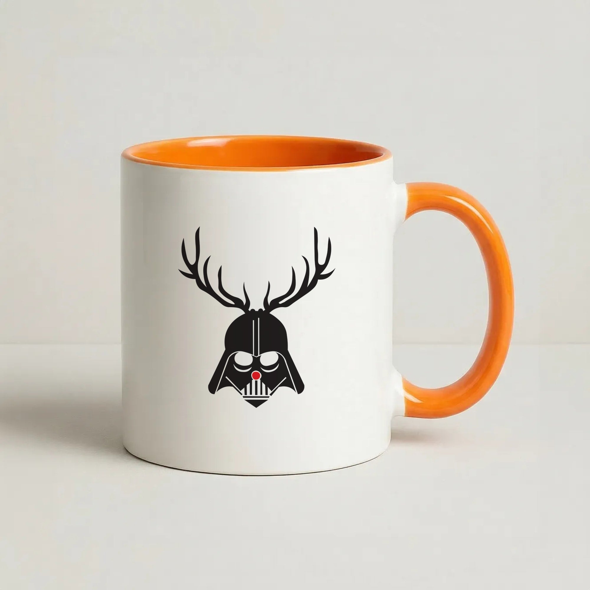 Christmas Darth Vader Coffee Orange Mug
