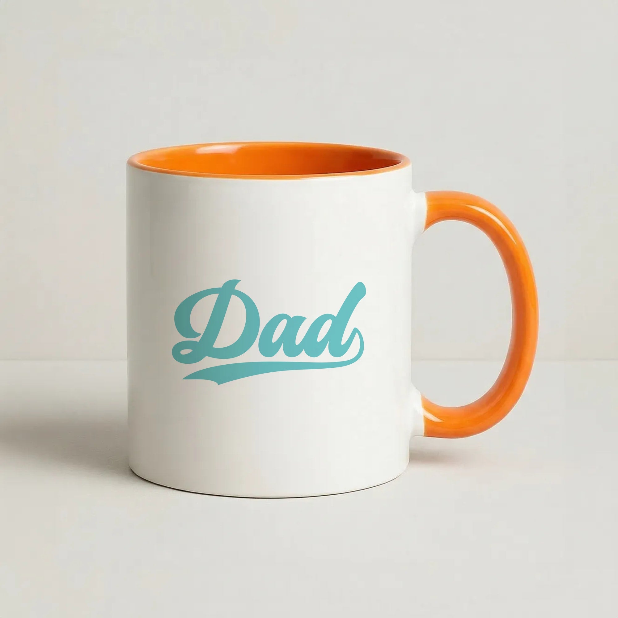 Dad Logo Coffee Orange Mug