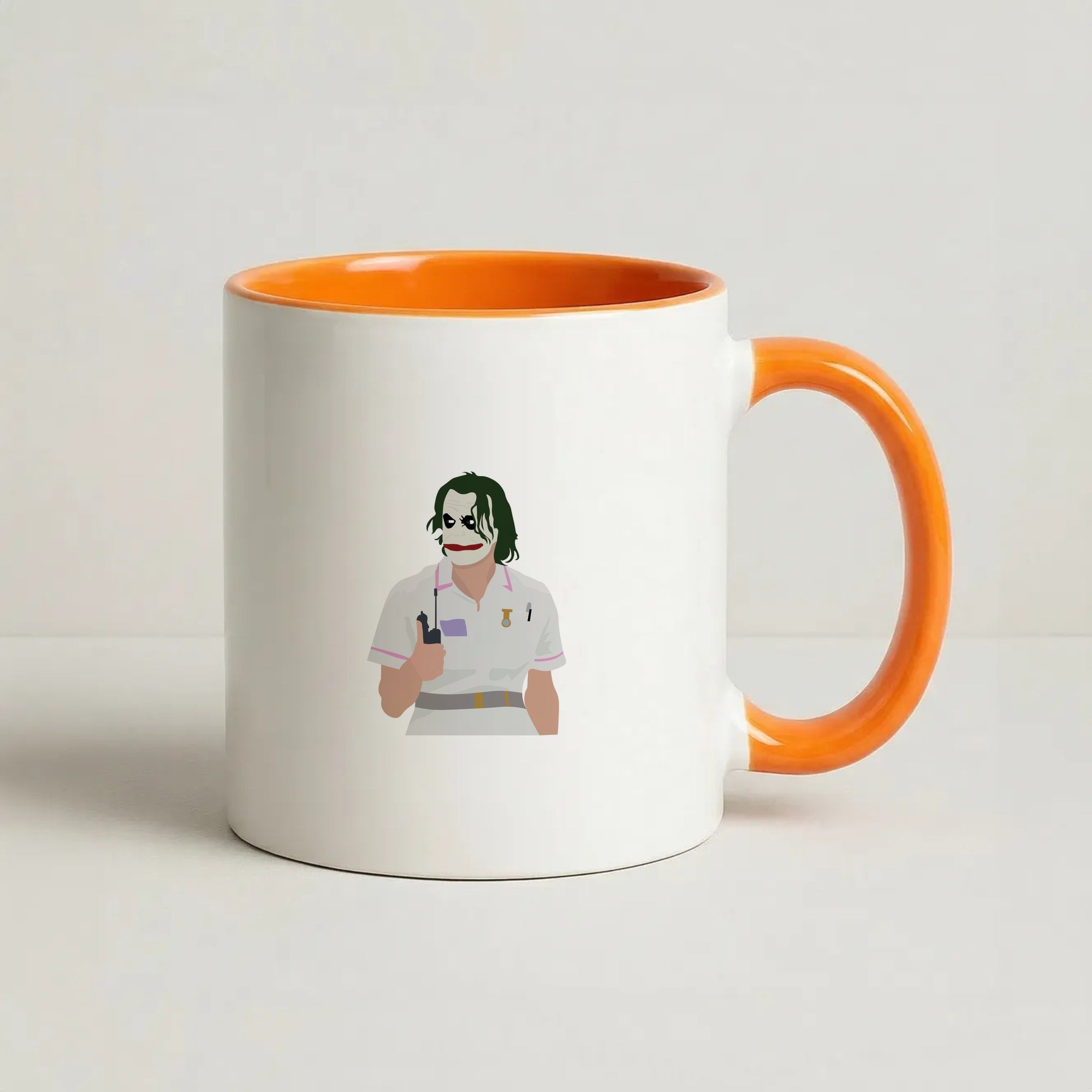 Nurse Joker Coffee Orange Mug