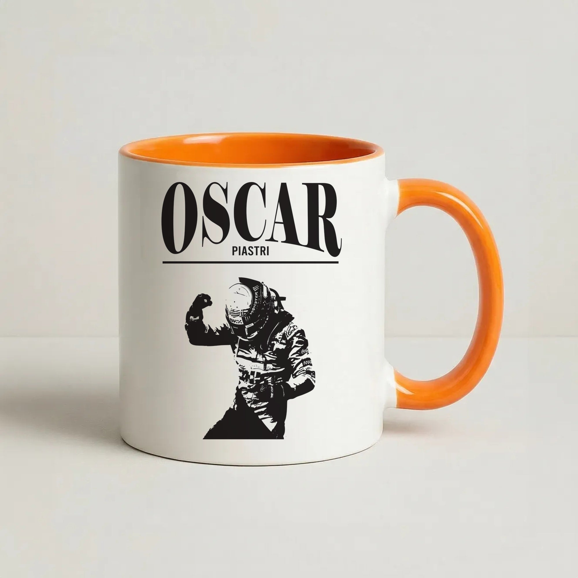 Oscar Orange And Black Coffee Orange Mug