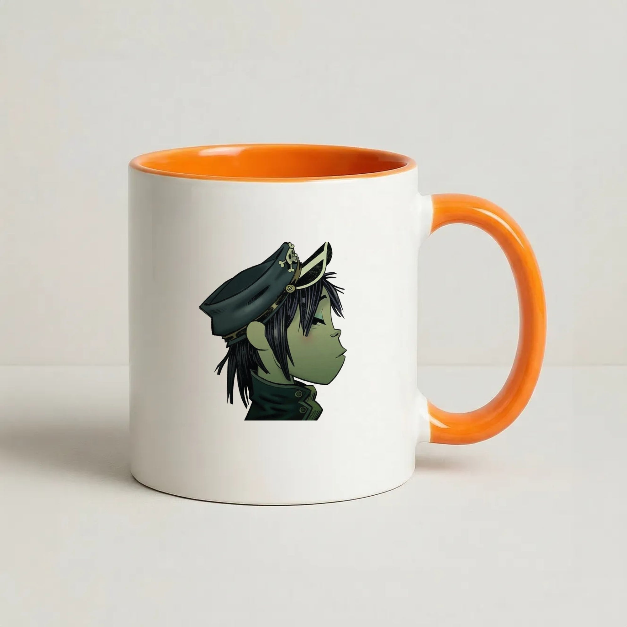 Green 2d Coffee Orange Mug