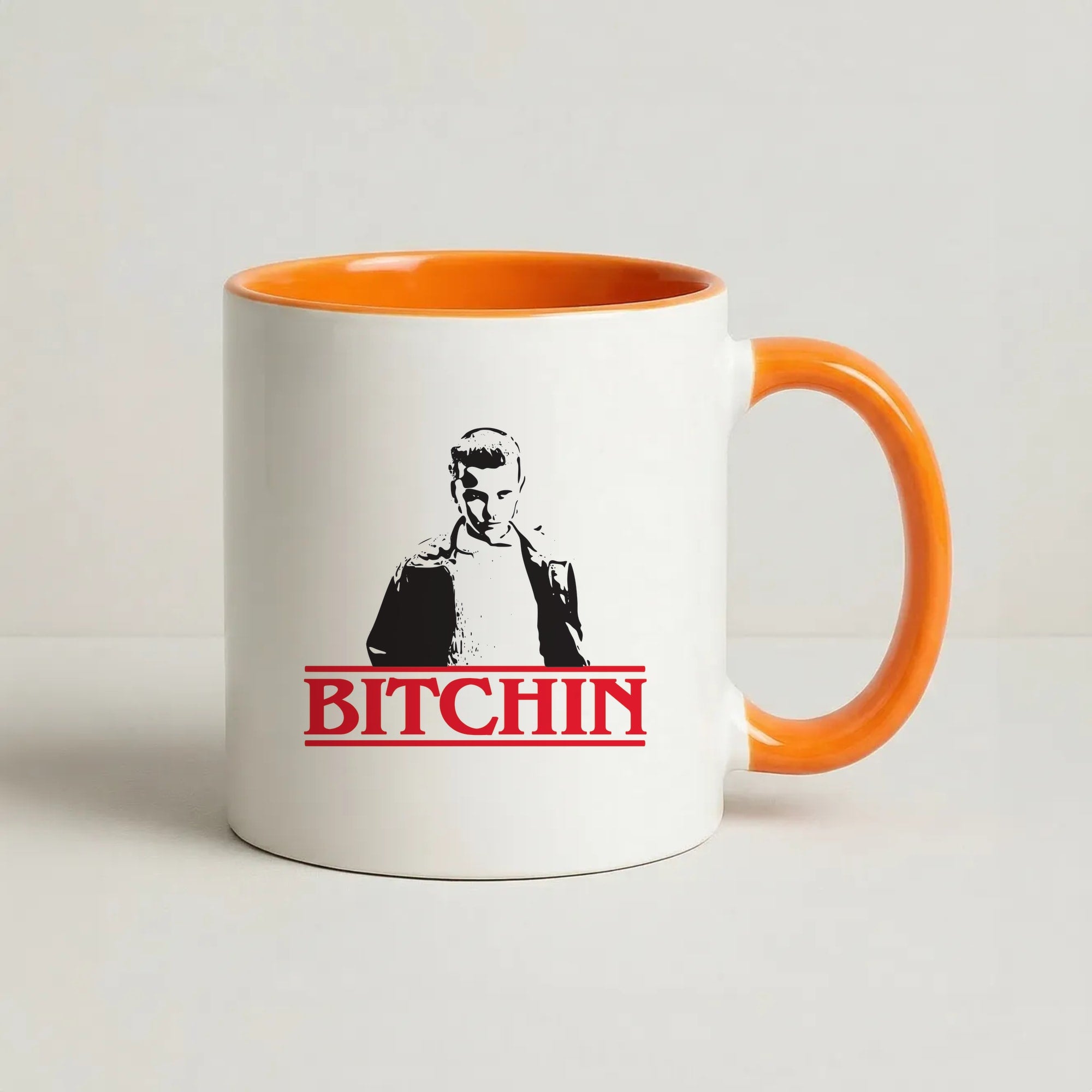 Eleven Bitchin' Coffee Orange Mug