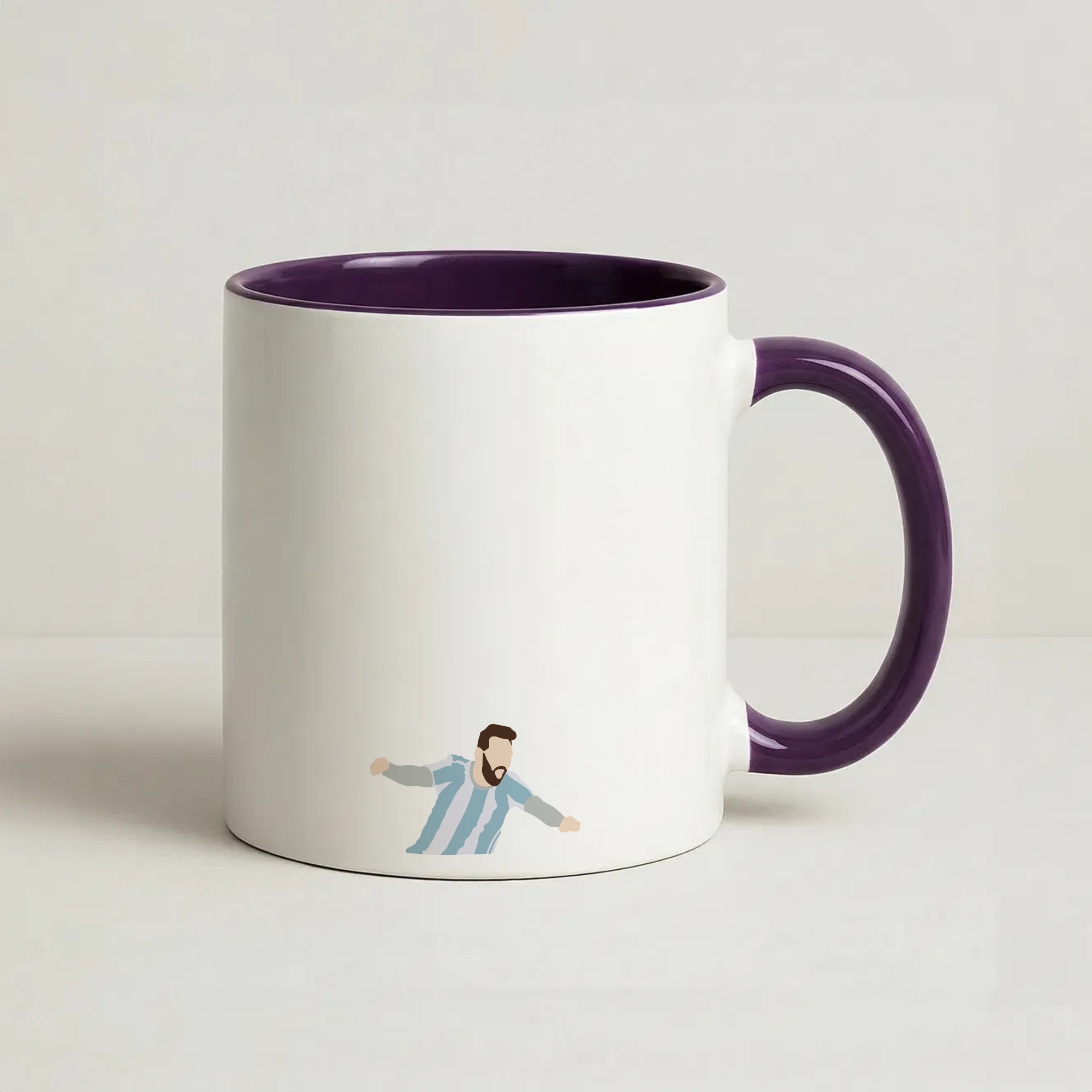 Goal - Messi Coffee Purple Mug
