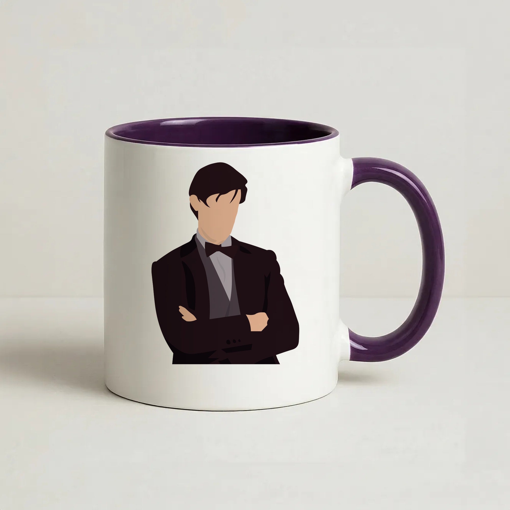 Matt Smith Coffee Purple Mug