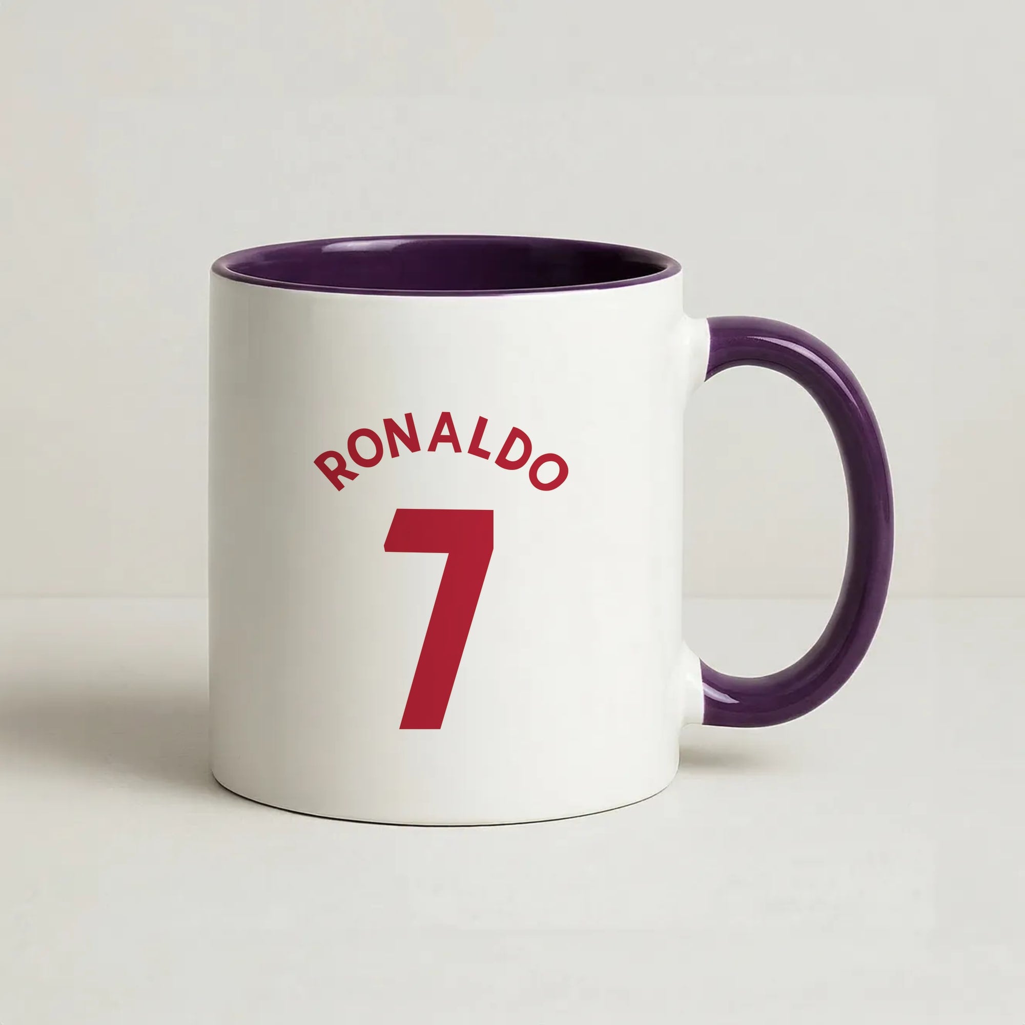 Iconic 7 - Ronaldo Coffee Purple Mug