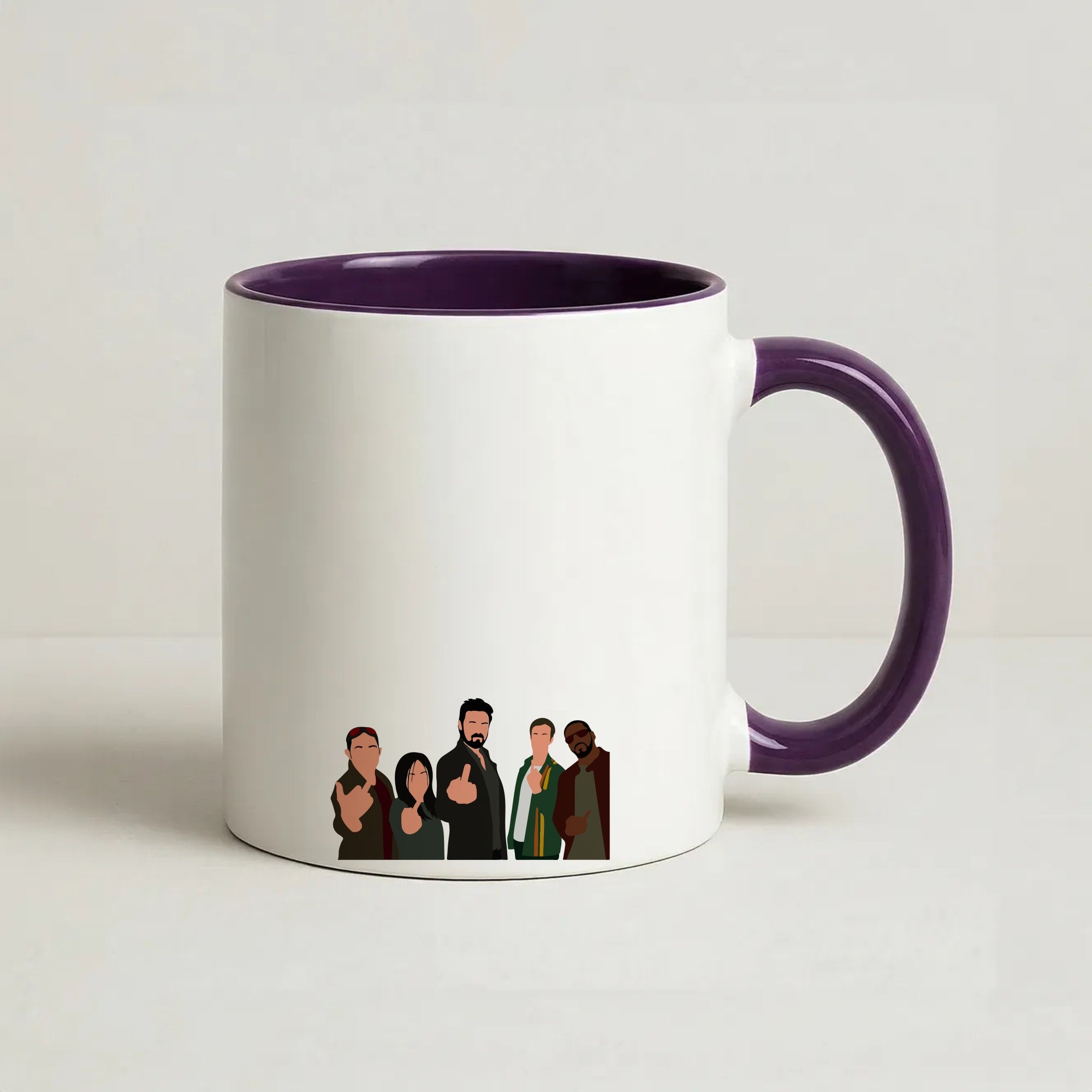 The Boys Coffee Purple Mug