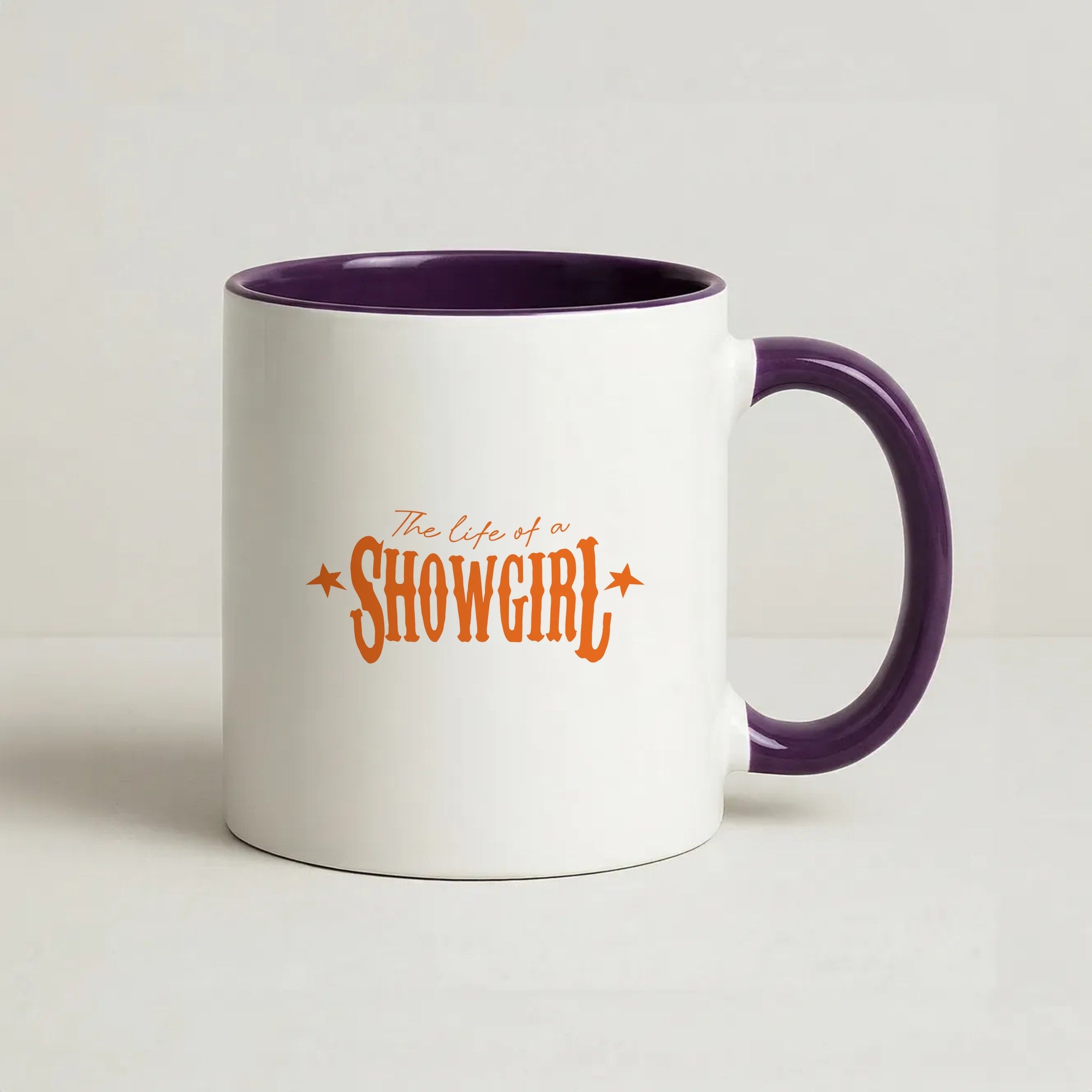TLOAS Orange Coffee Purple Mug