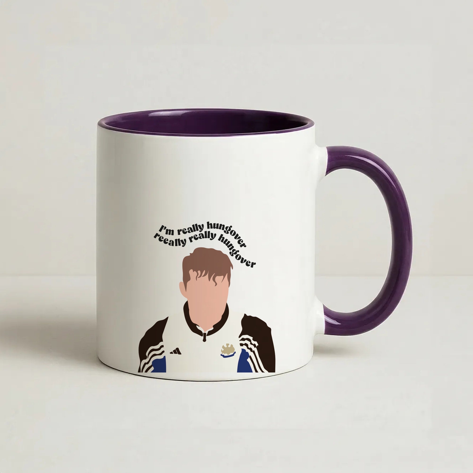 I'm Really Hungover - Fender Coffee Purple Mug