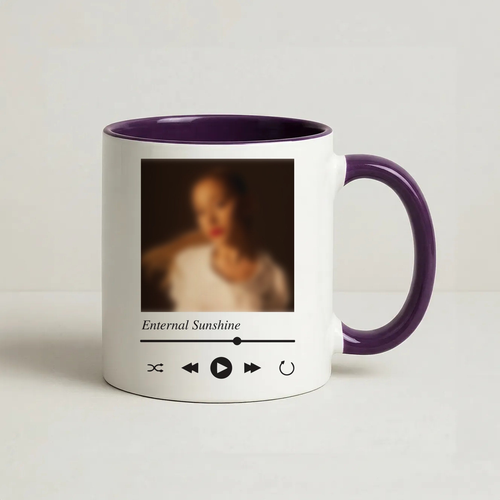 Sunshine Music Player Coffee Purple Mug