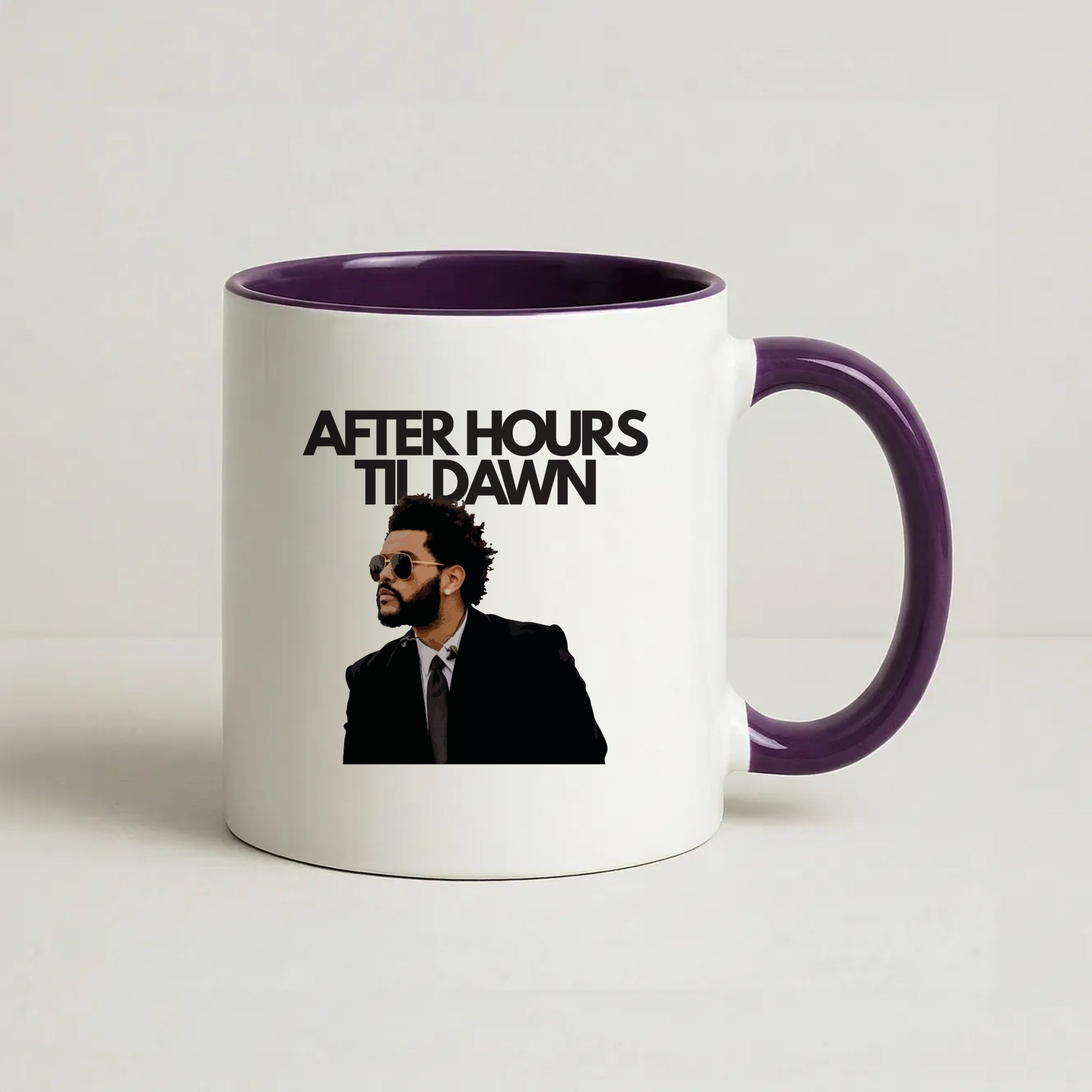 AHTD Singer Coffee Purple Mug