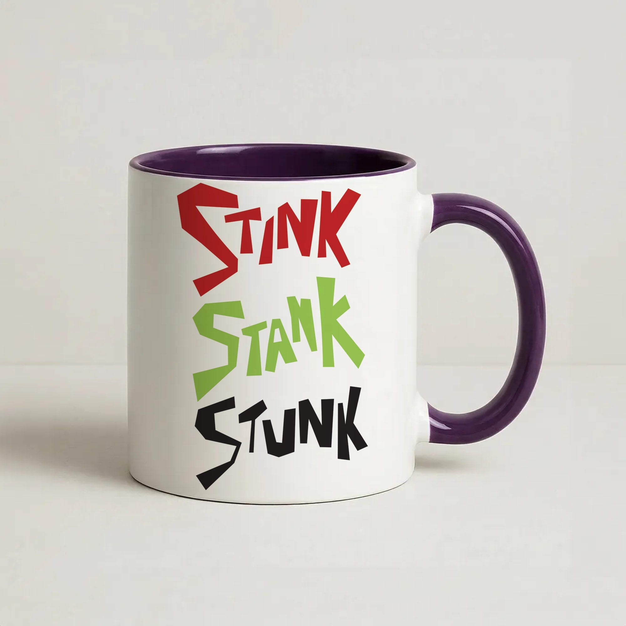 Stink, Stunk Coffee Purple Mug
