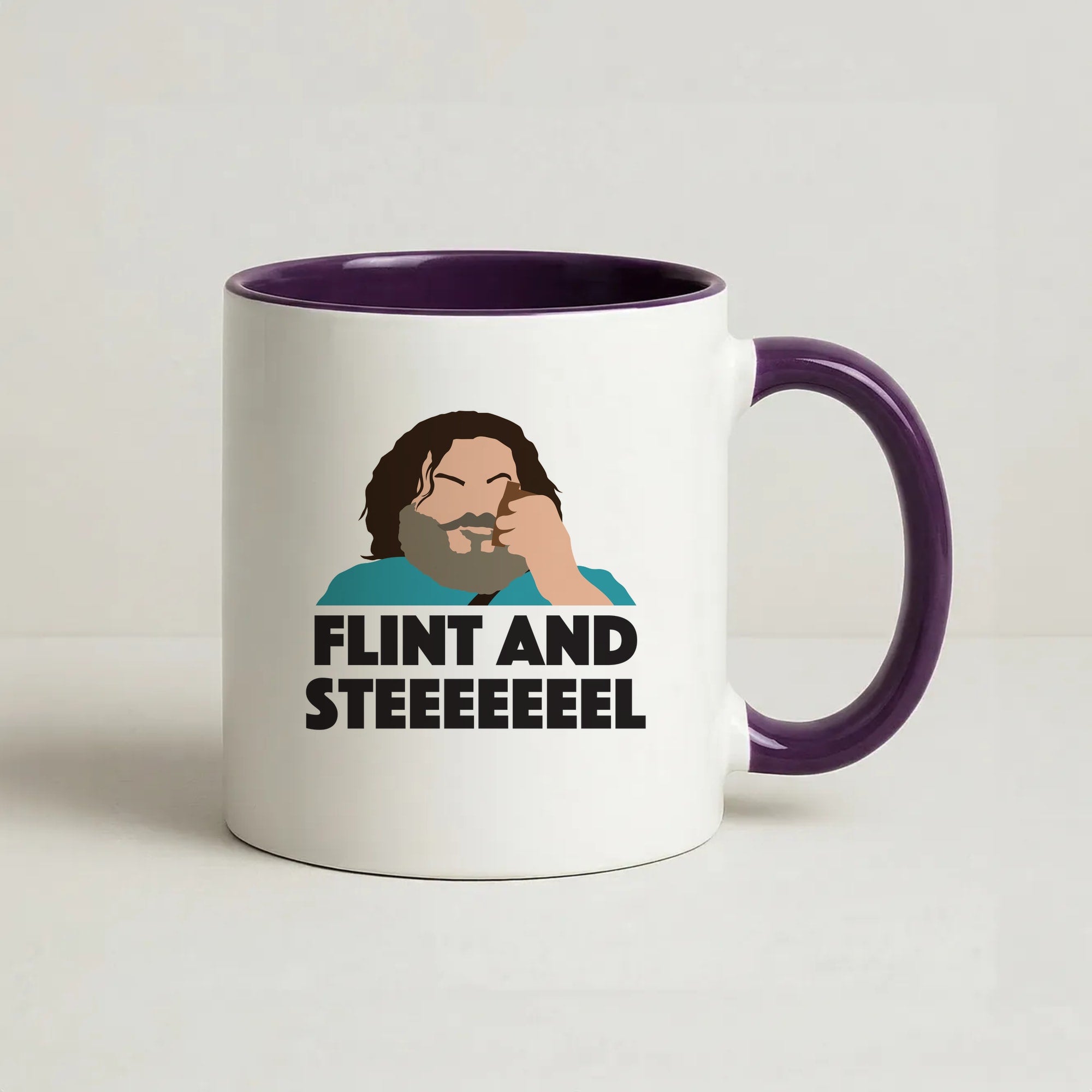 Flint And Steel Coffee Purple Mug