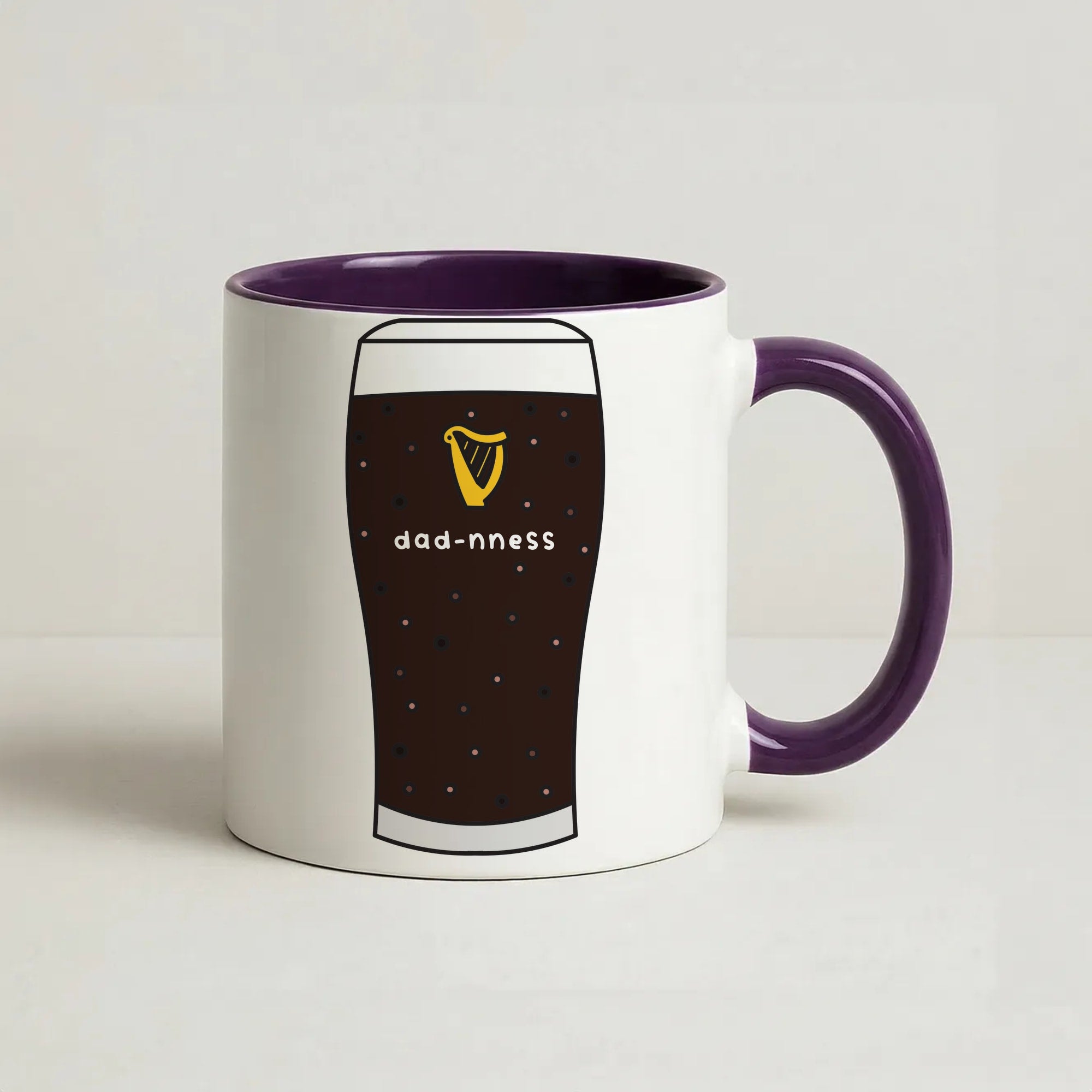 Dad-nness Coffee Purple Mug