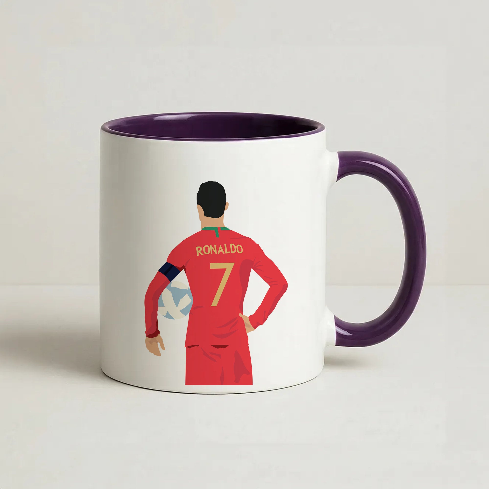 Ronaldo - Football Coffee Purple Mug