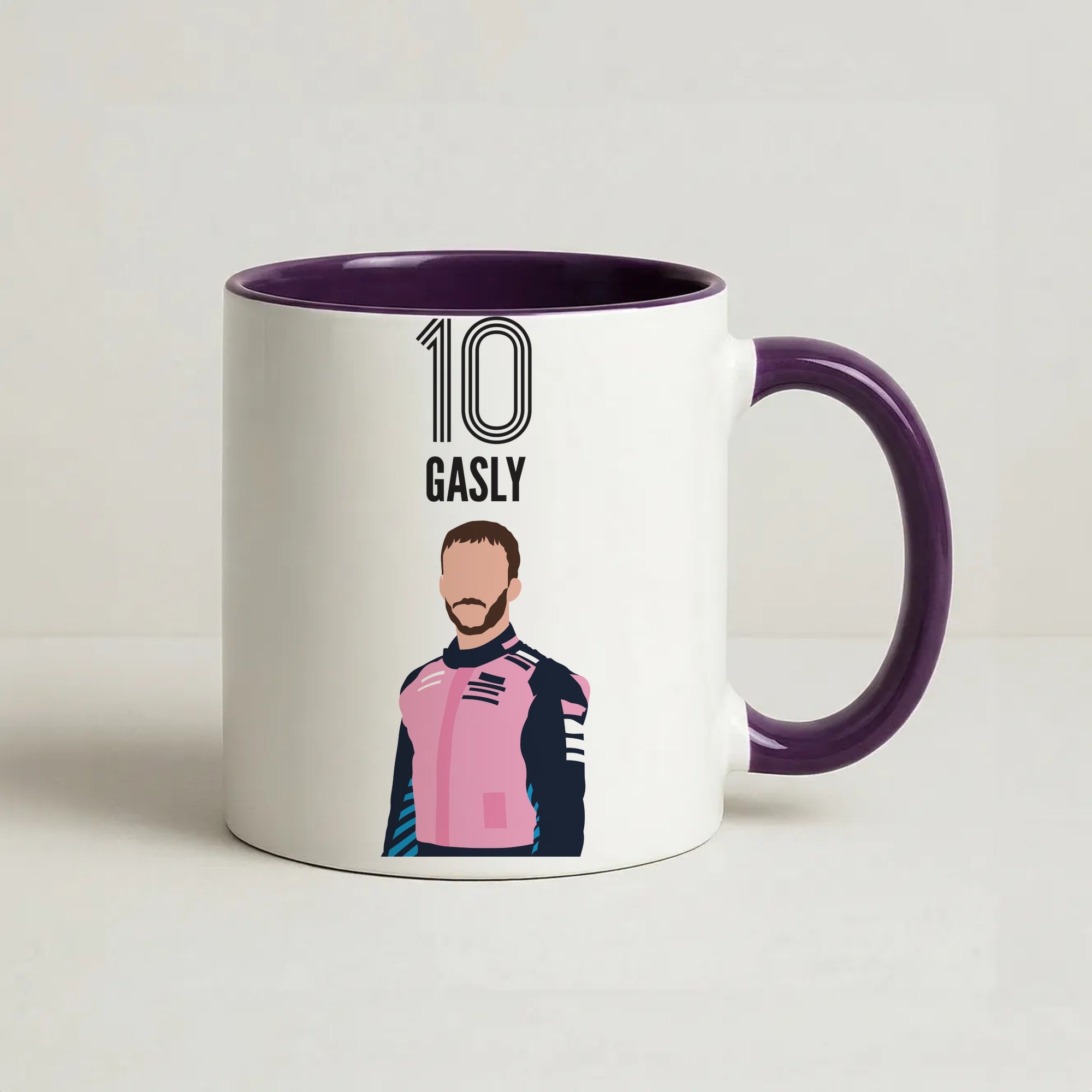 Gasly 2026 Coffee Purple Mug