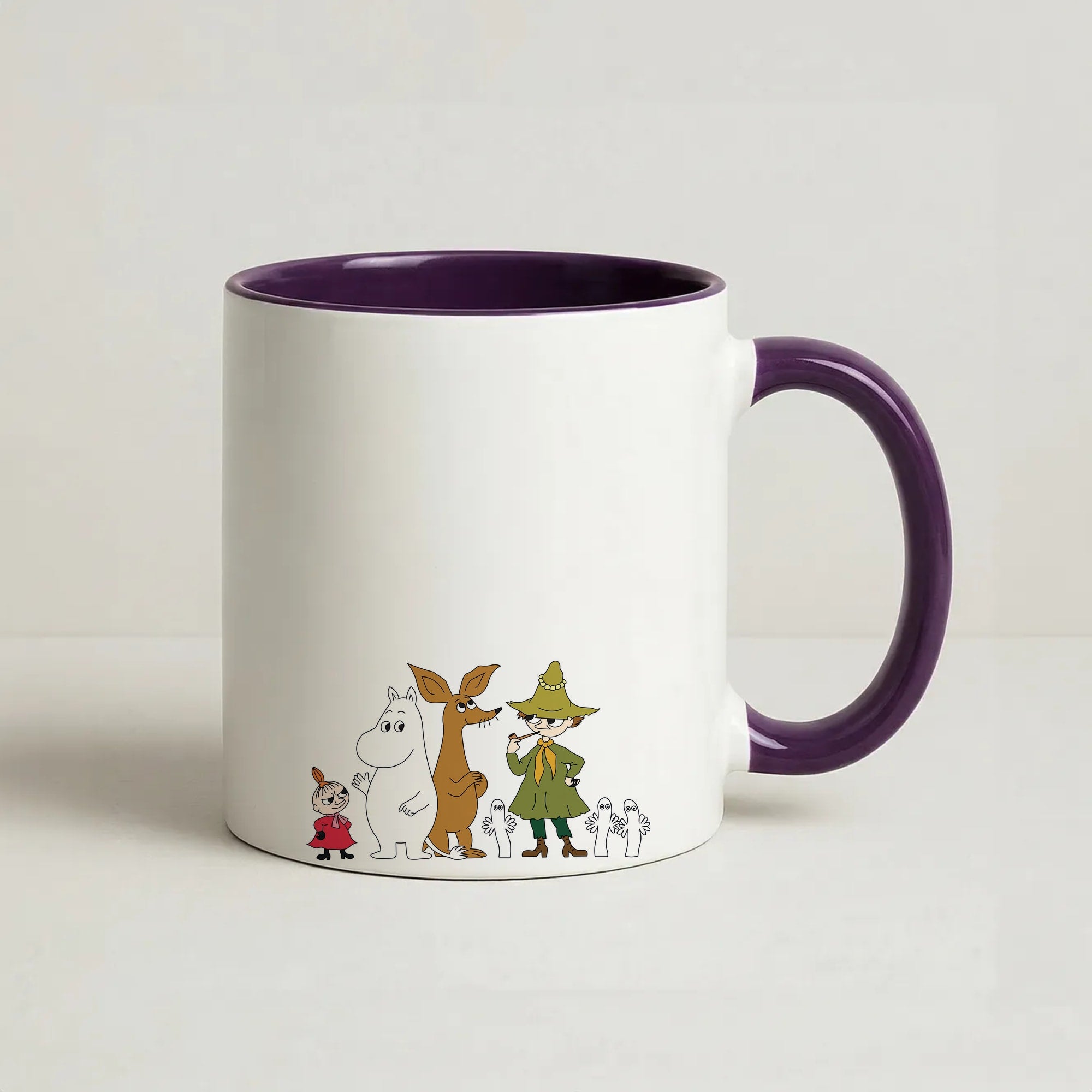 Moom Characters Coffee Purple Mug