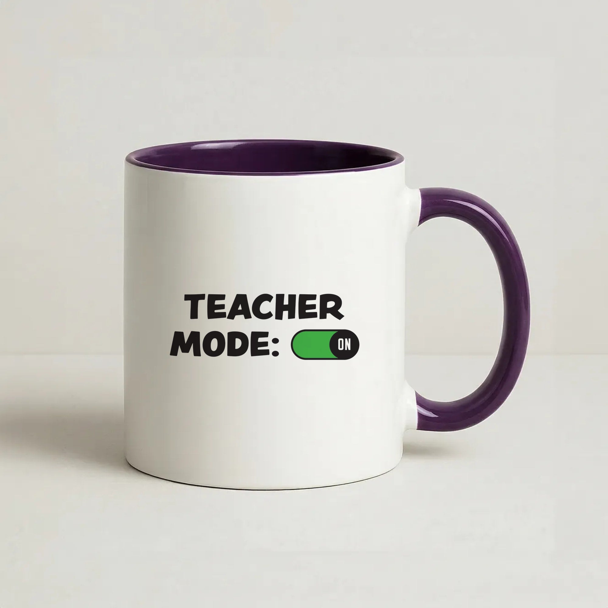 Teacher Mode On Coffee Purple Mug