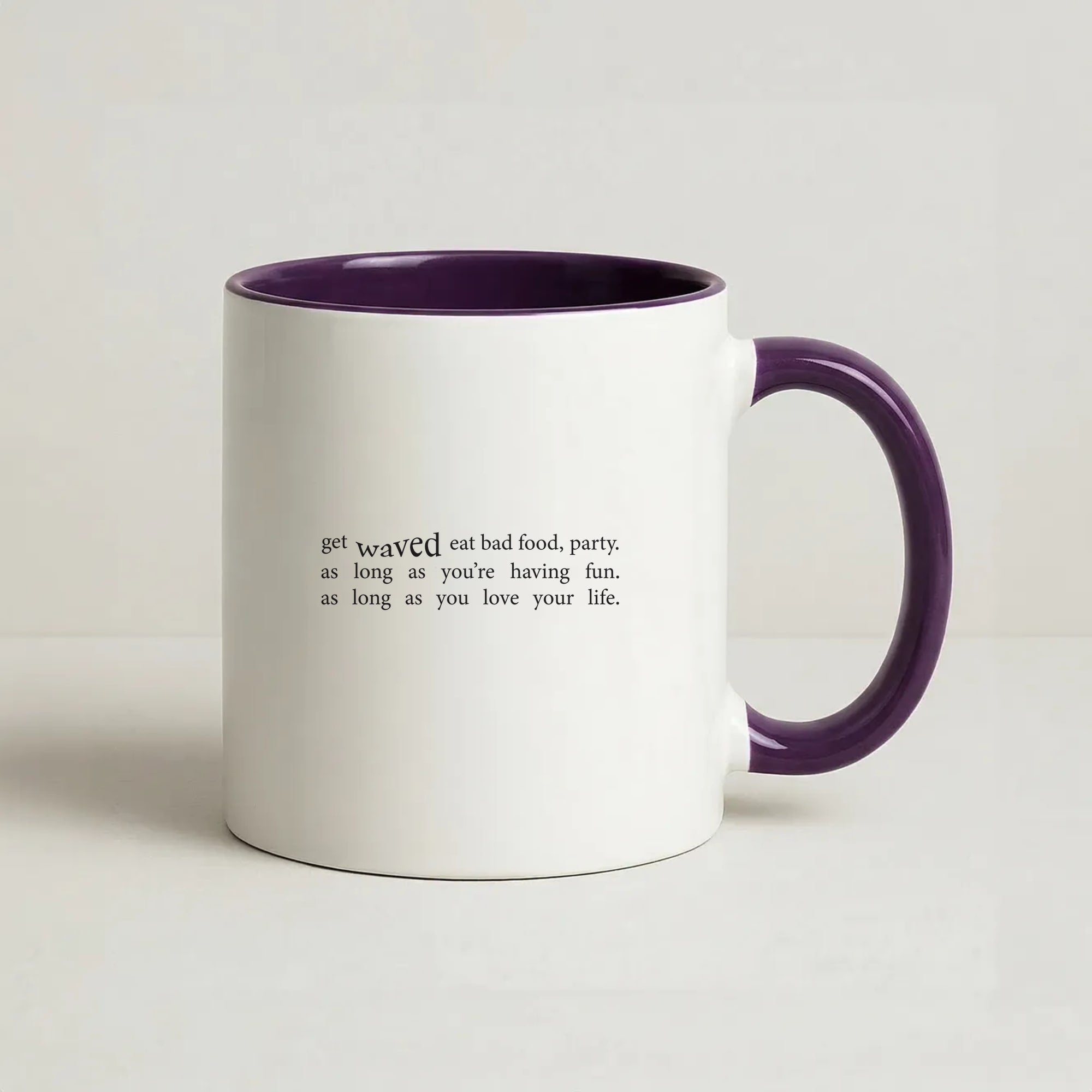 There's More To Life - Coffee Purple Mug