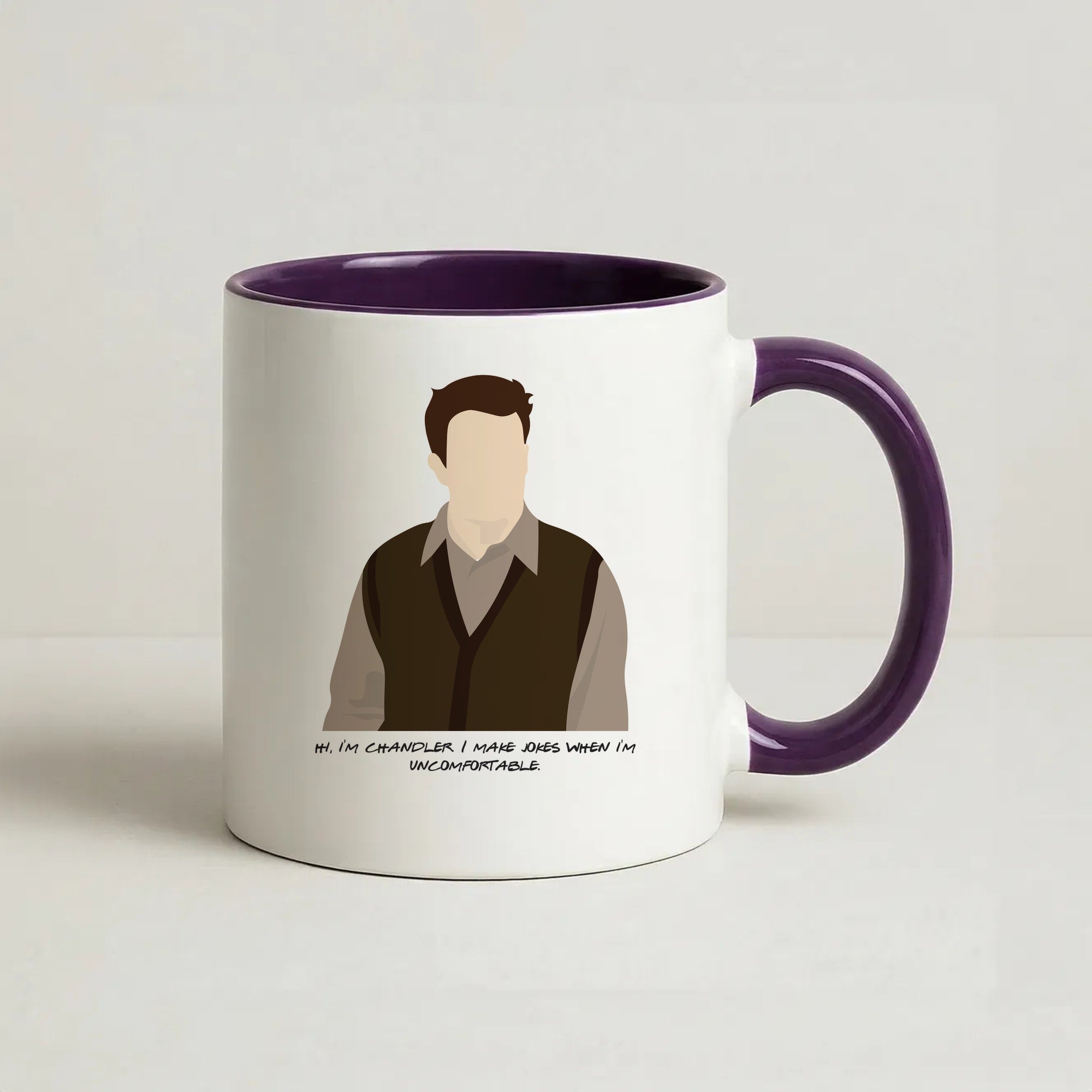 Hi, I'm Chandler Coffee Purple Mug