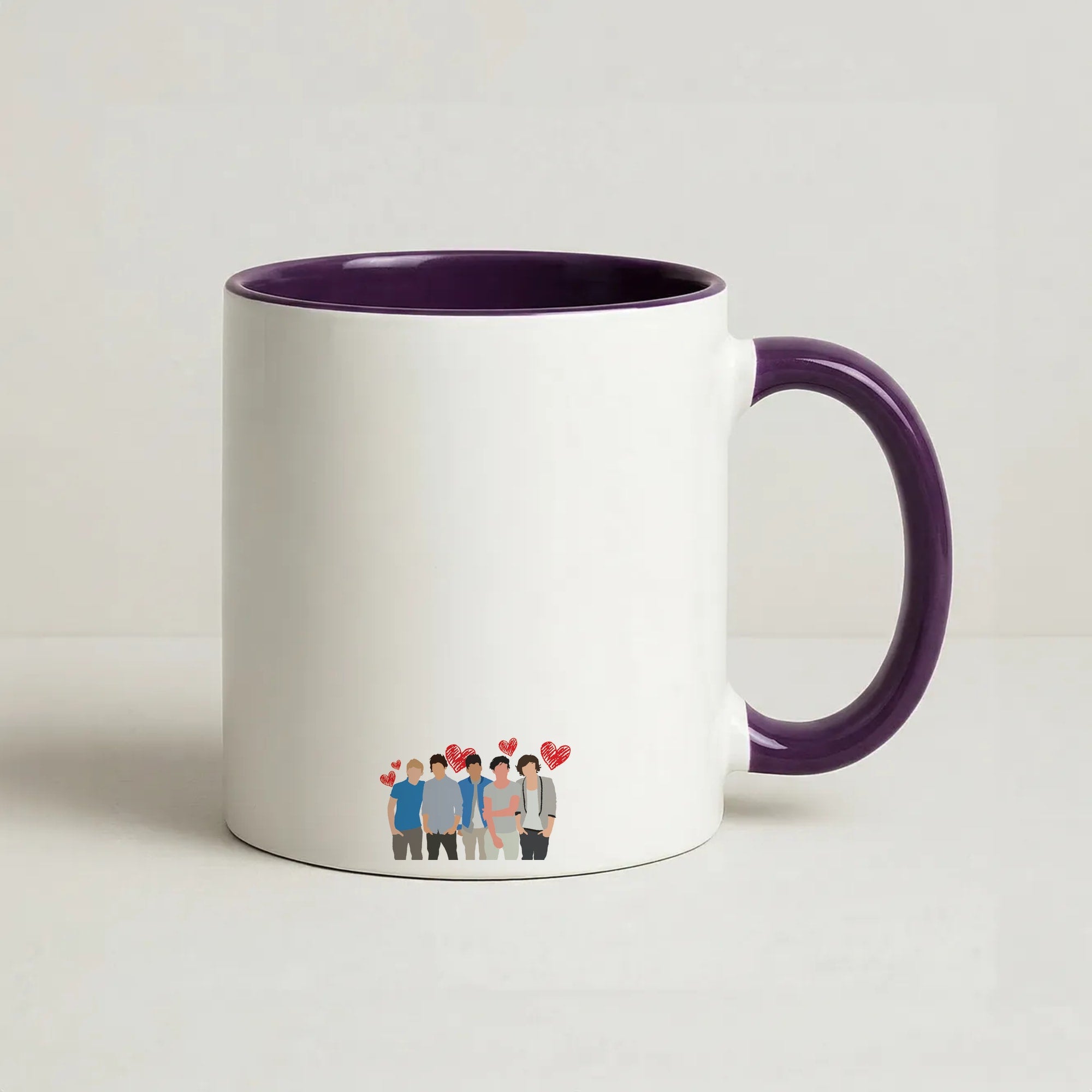 Love Band Coffee Purple Mug