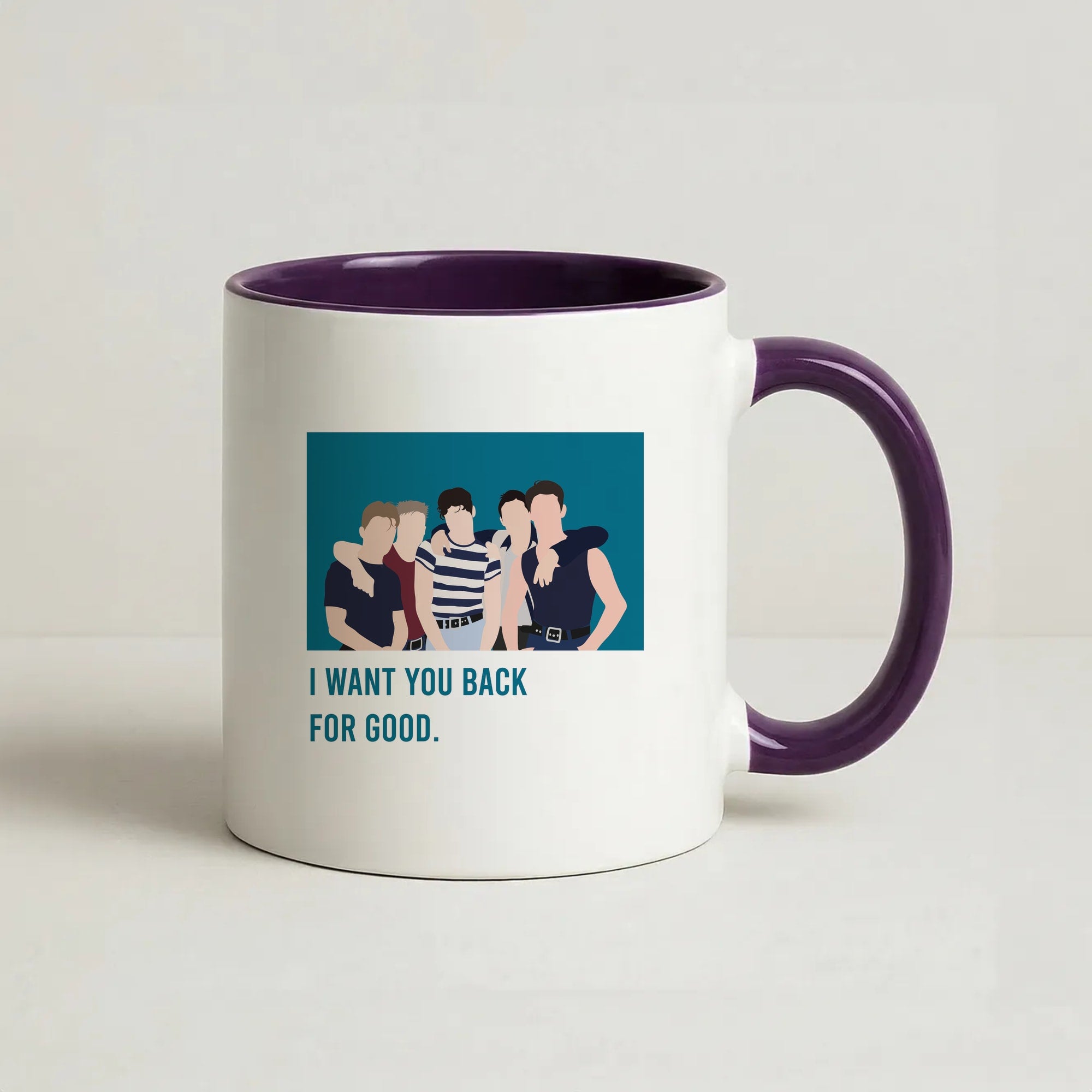 I Want You Back Coffee Purple Mug
