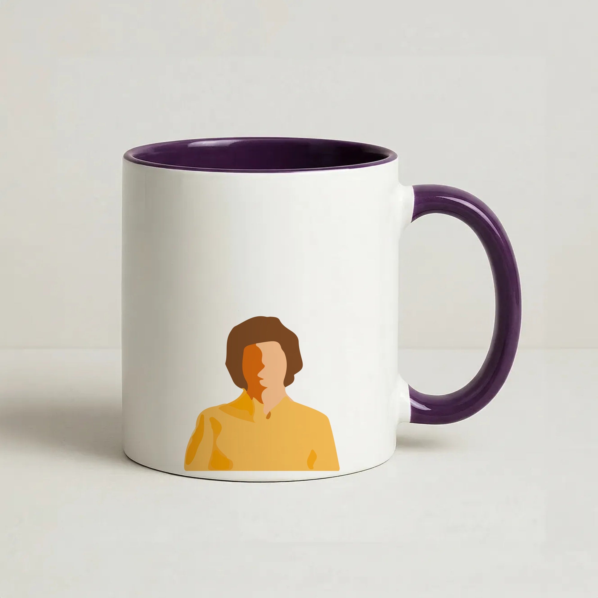 Faceless Mike - Stranger Things Coffee Purple Mug