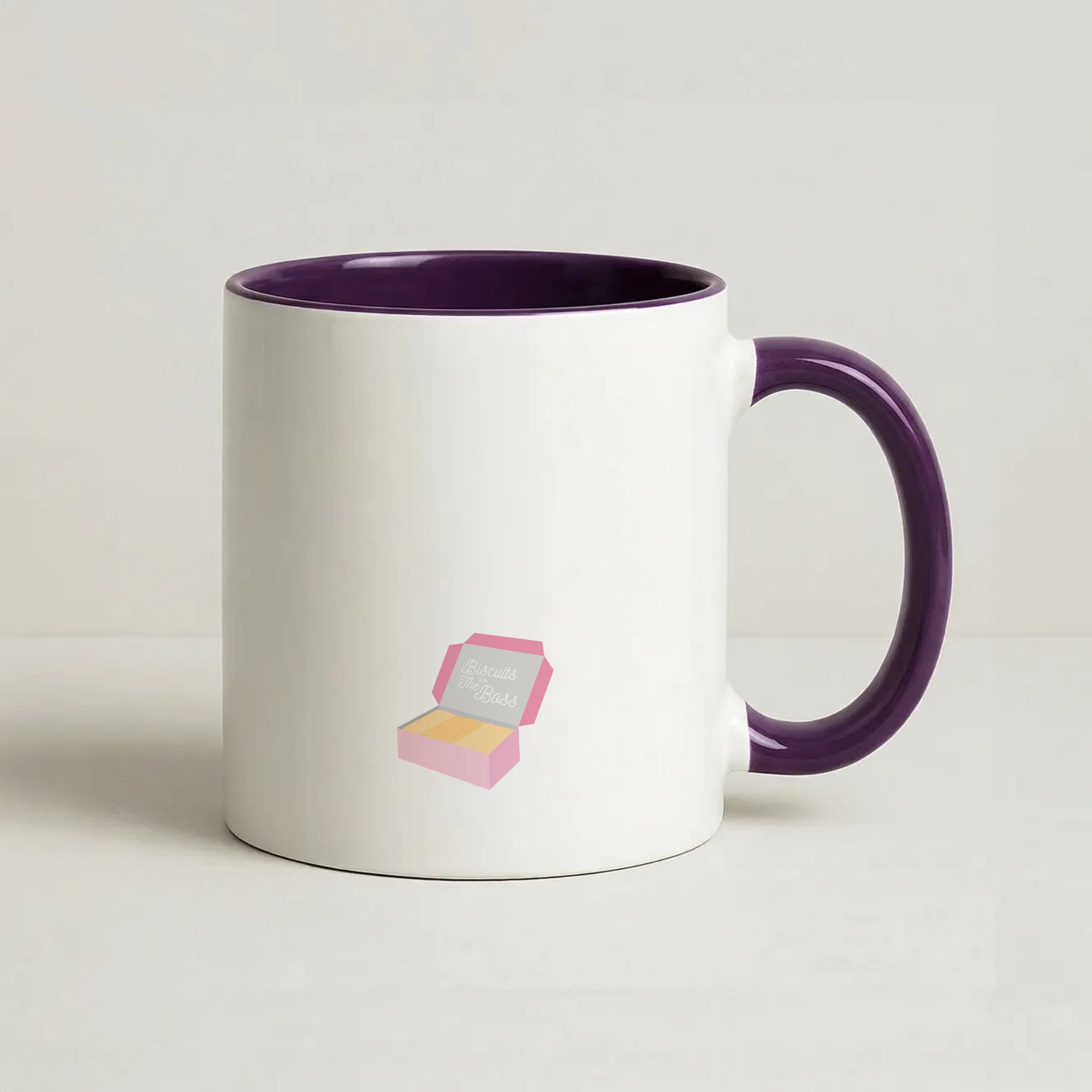 Biscuits Coffee Purple Mug