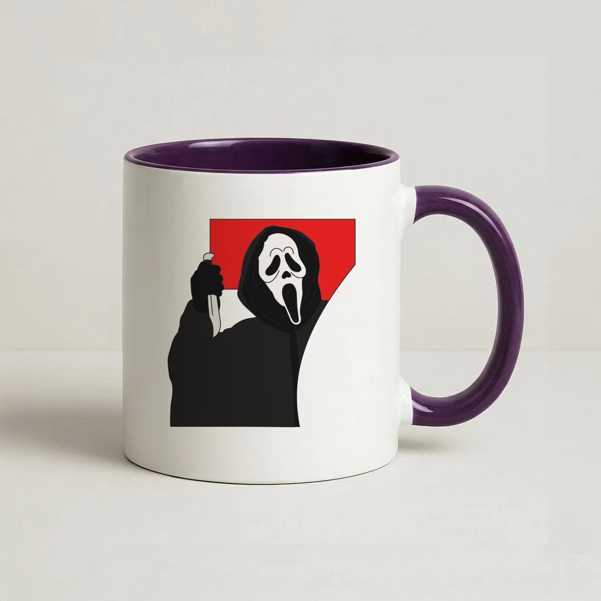 Ghostface 7 Coffee Purple Mug