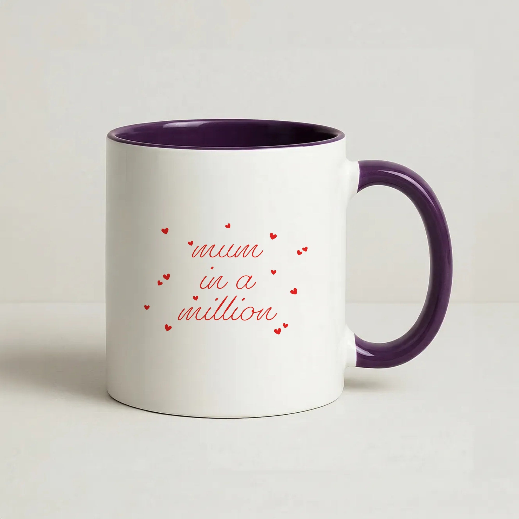 Mum In A Million Coffee Purple Mug