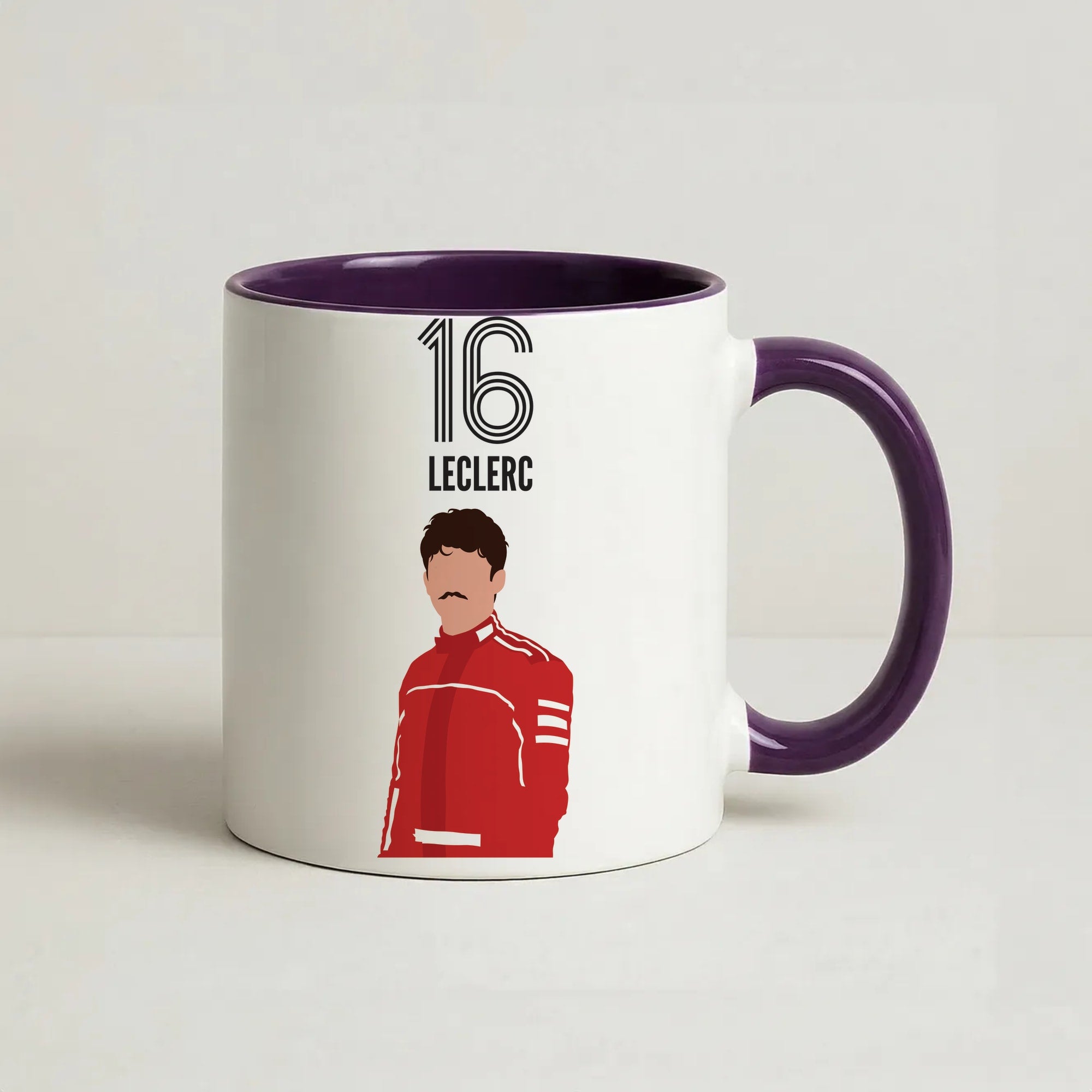 Leclerc 2026 Coffee Purple Mug
