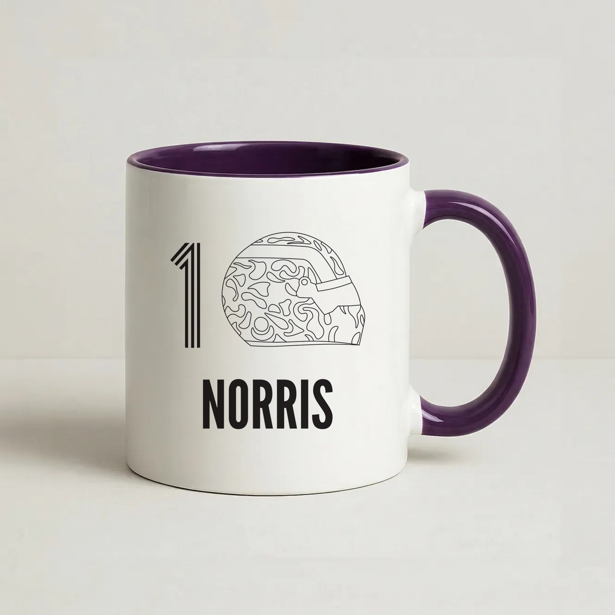 Norris Helmet 2026 Coffee Purple Mug