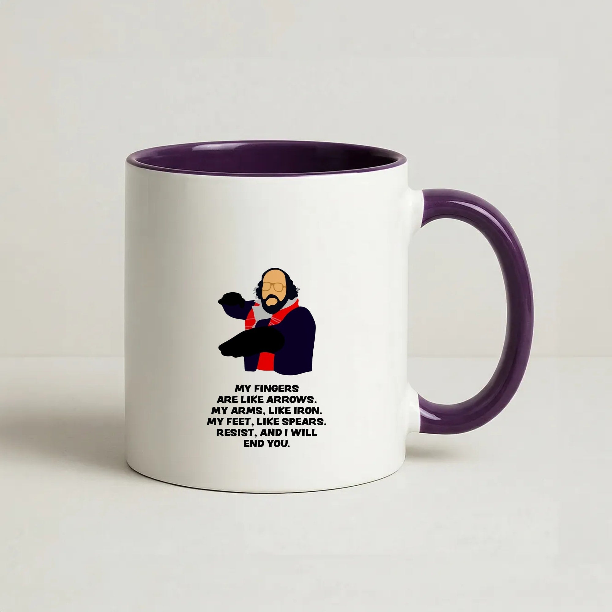 Murray Quote Coffee Purple Mug