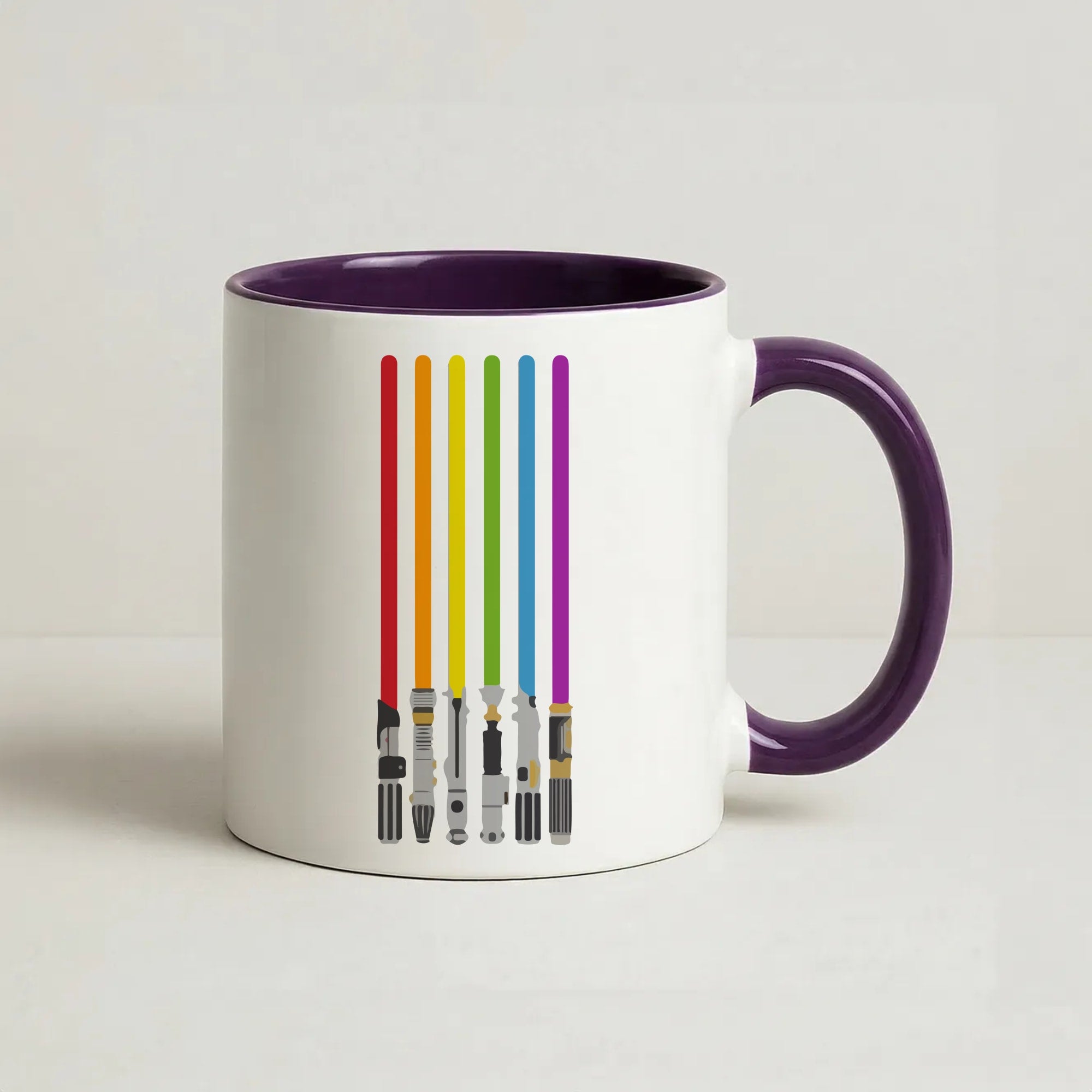 Lightsabers Coffee Purple Mug