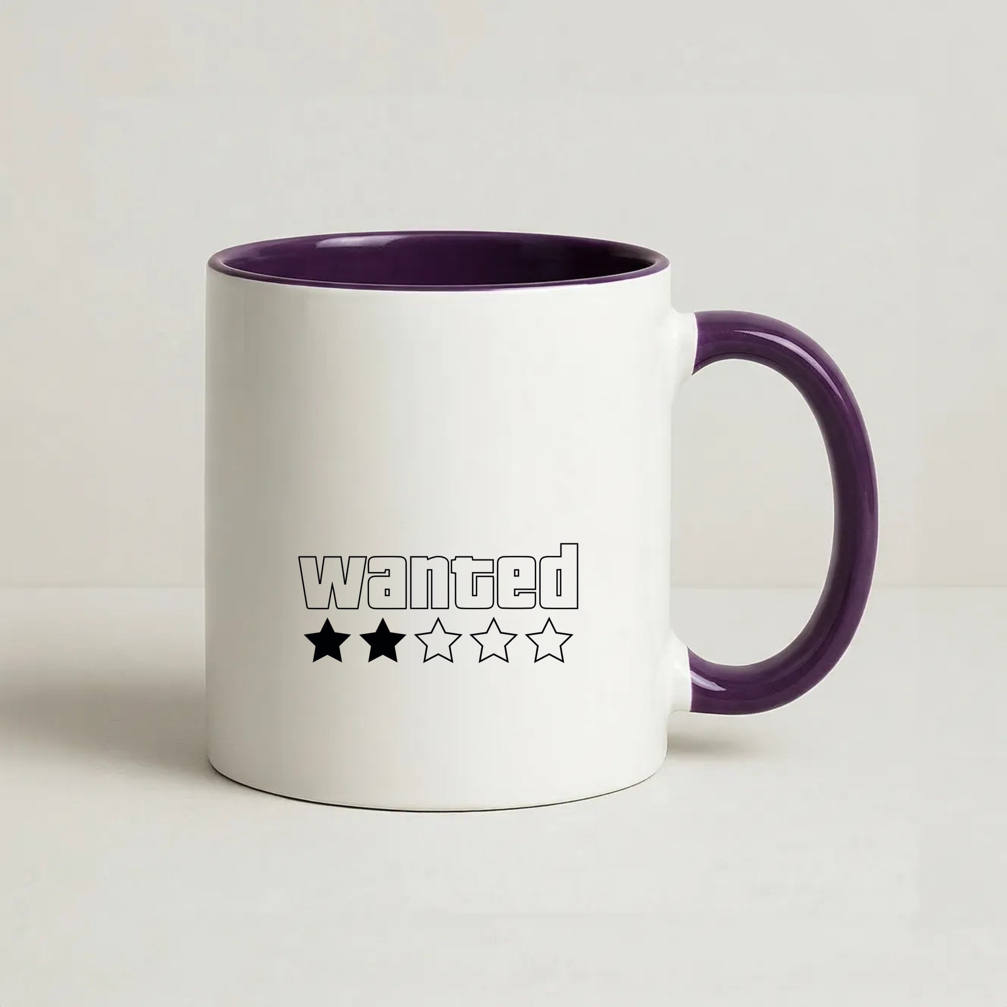 Wanted - Video Game Coffee Purple Mug
