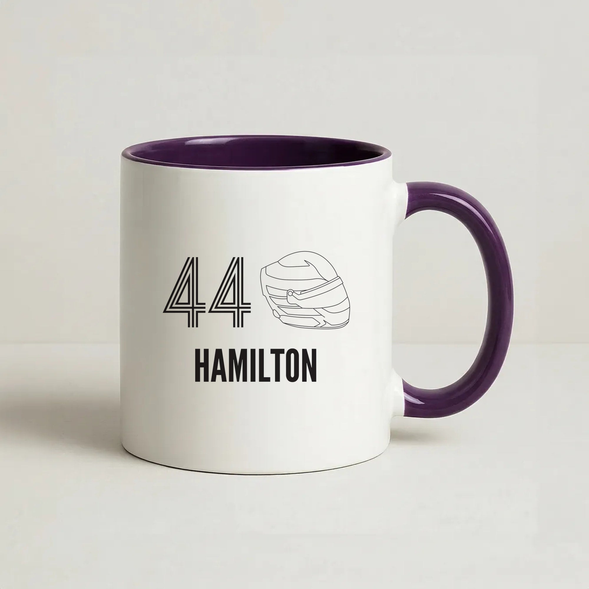 Hamilton Helmet 2026 Coffee Purple Mug