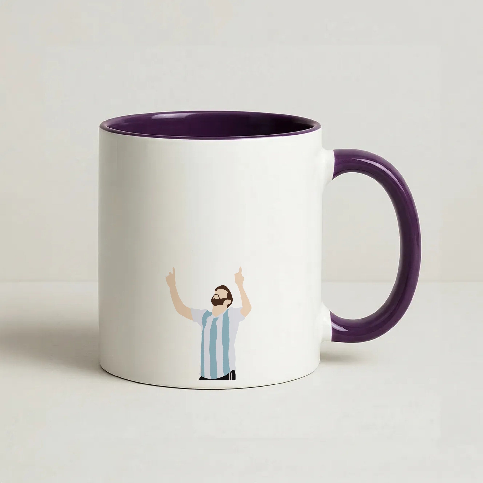 Argentina - Messi Coffee Purple Mug