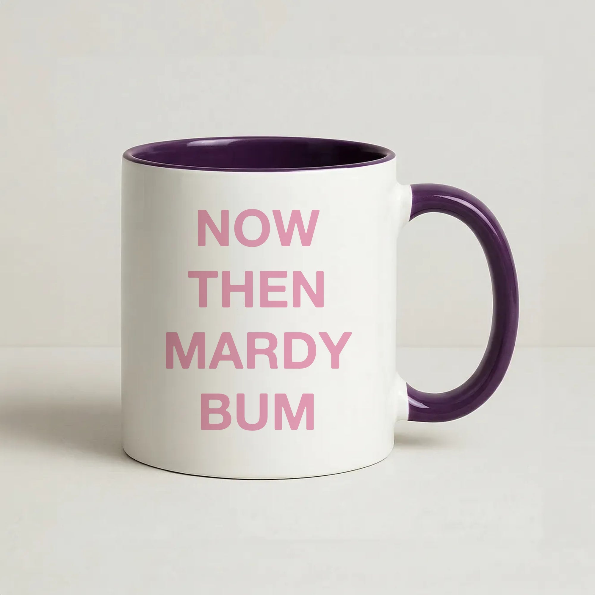 Mardy Bum Coffee Purple Mug
