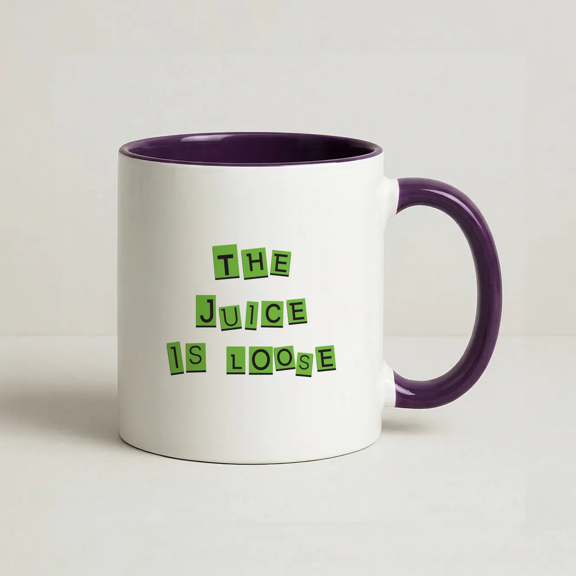 The Juice Is Loose Coffee Purple Mug