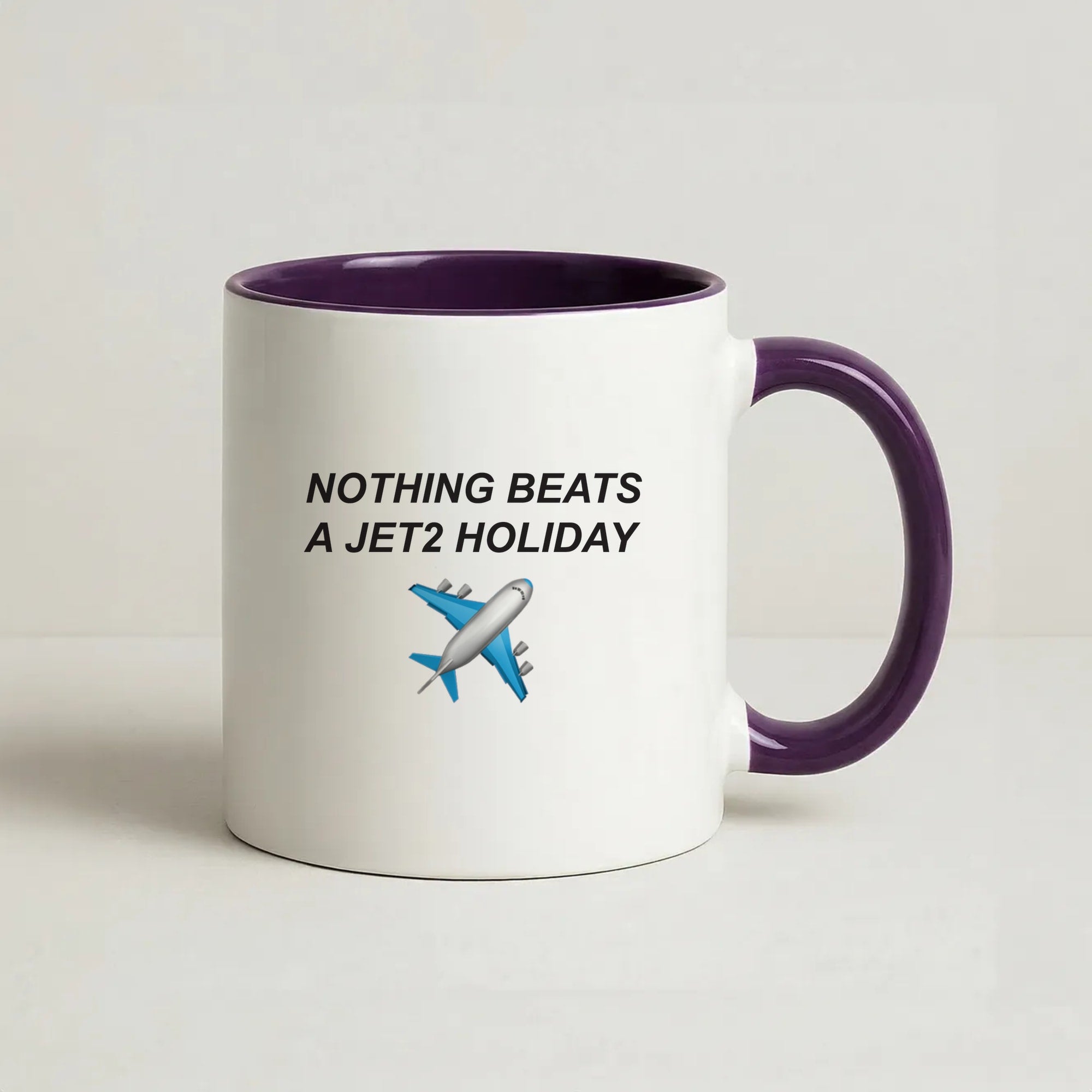 Nothing Beats A Holiday Coffee Purple Mug