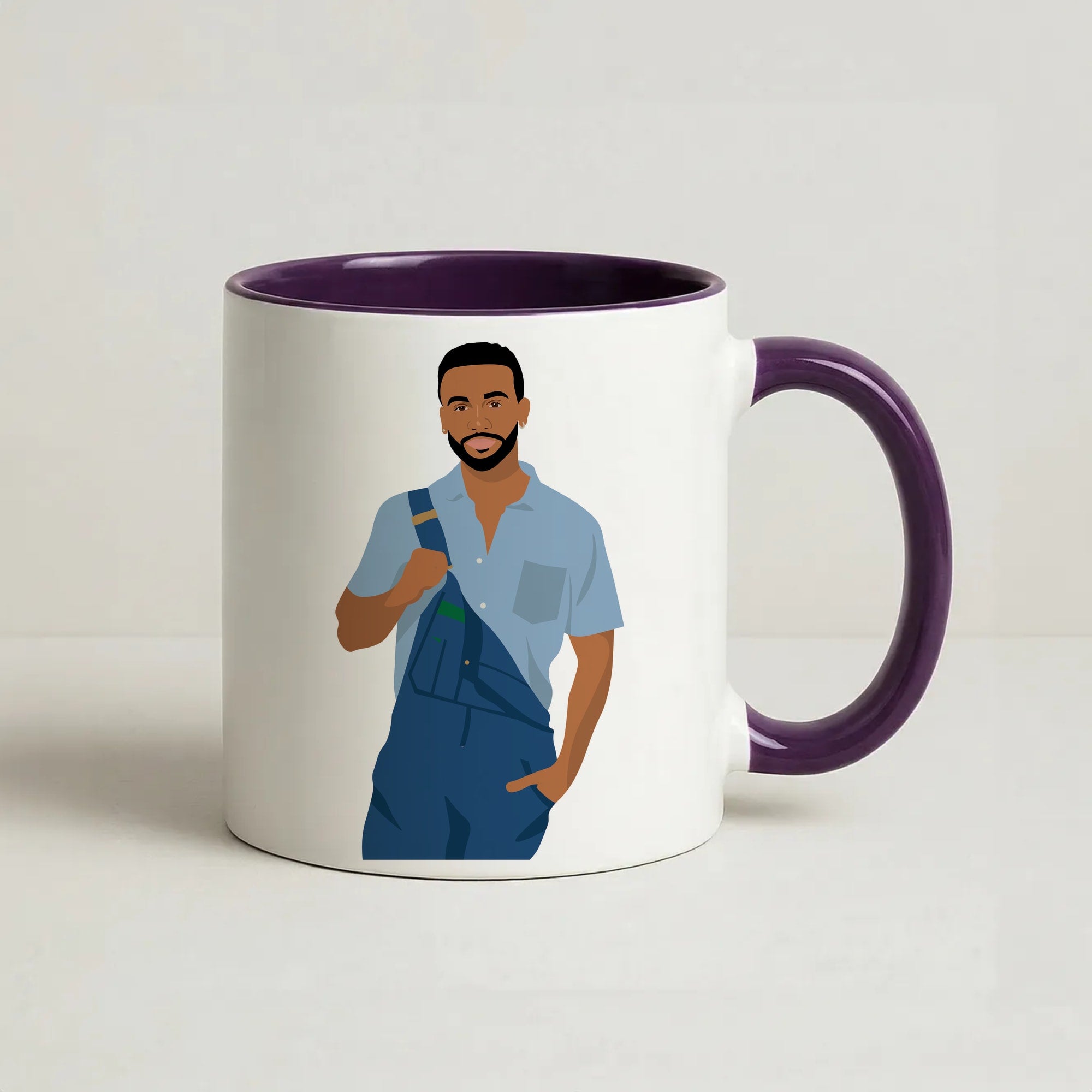 Aston Coffee Purple Mug