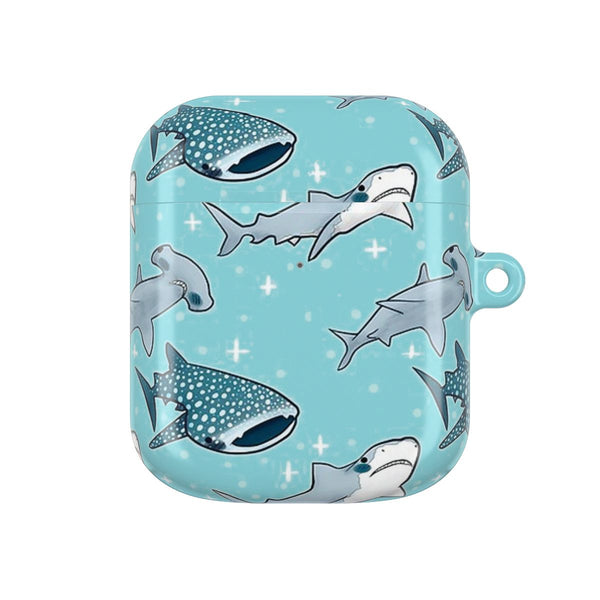 Shark Pattern AirPods case — AirPods 1