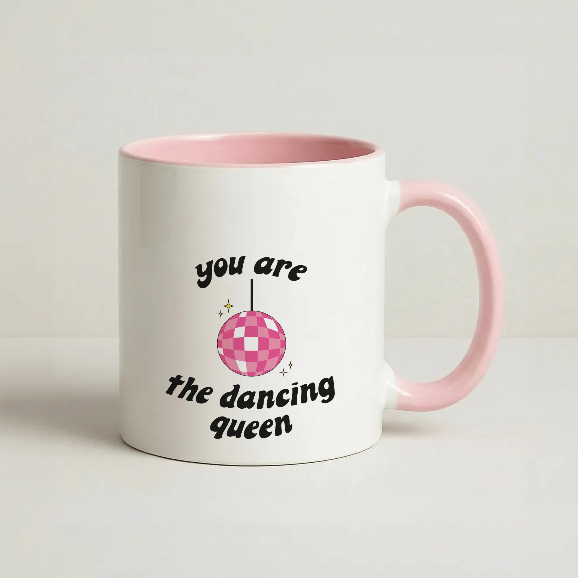 Dancing Queen Coffee Pink Mug