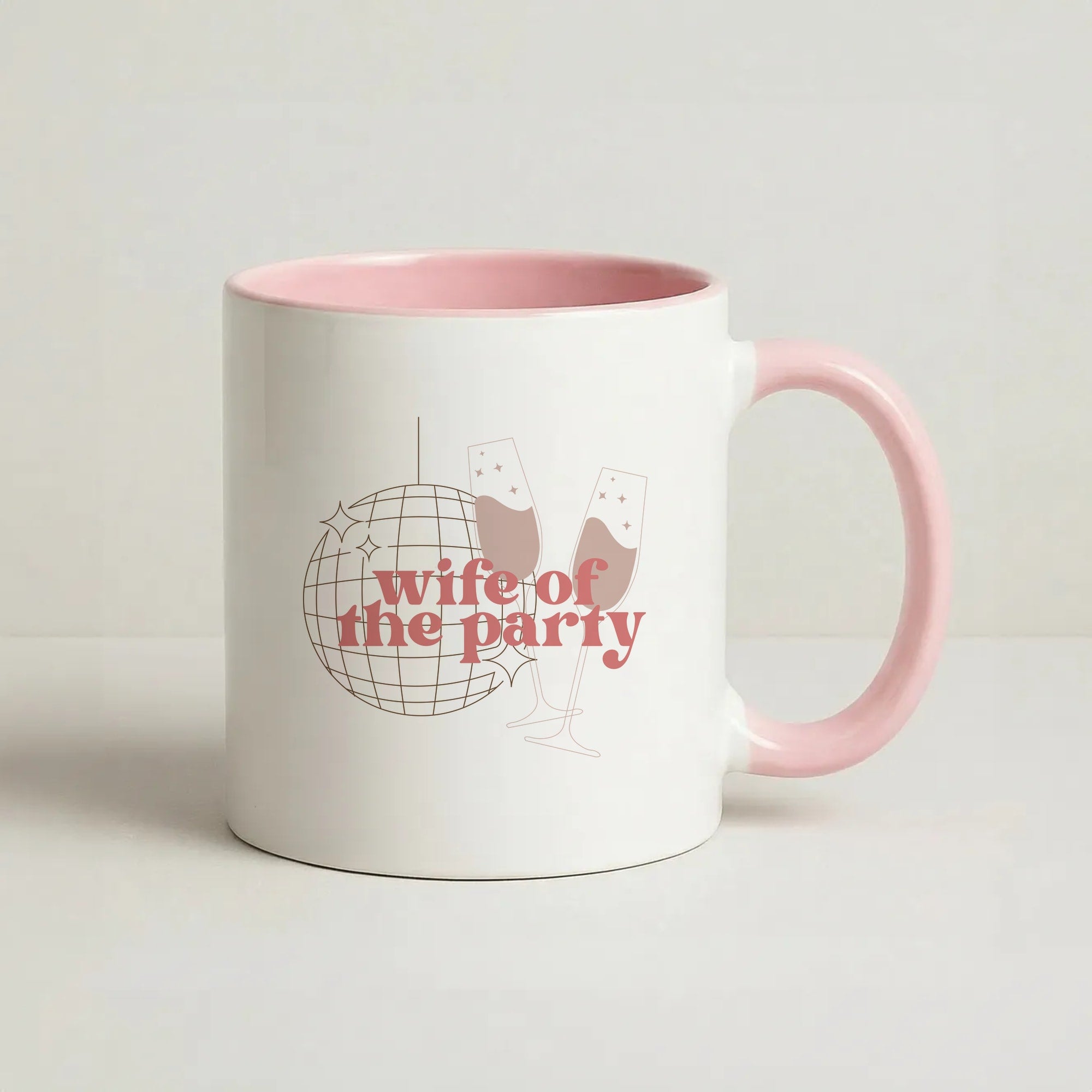 Wife Of The Party - Bridal Coffee Pink Mug
