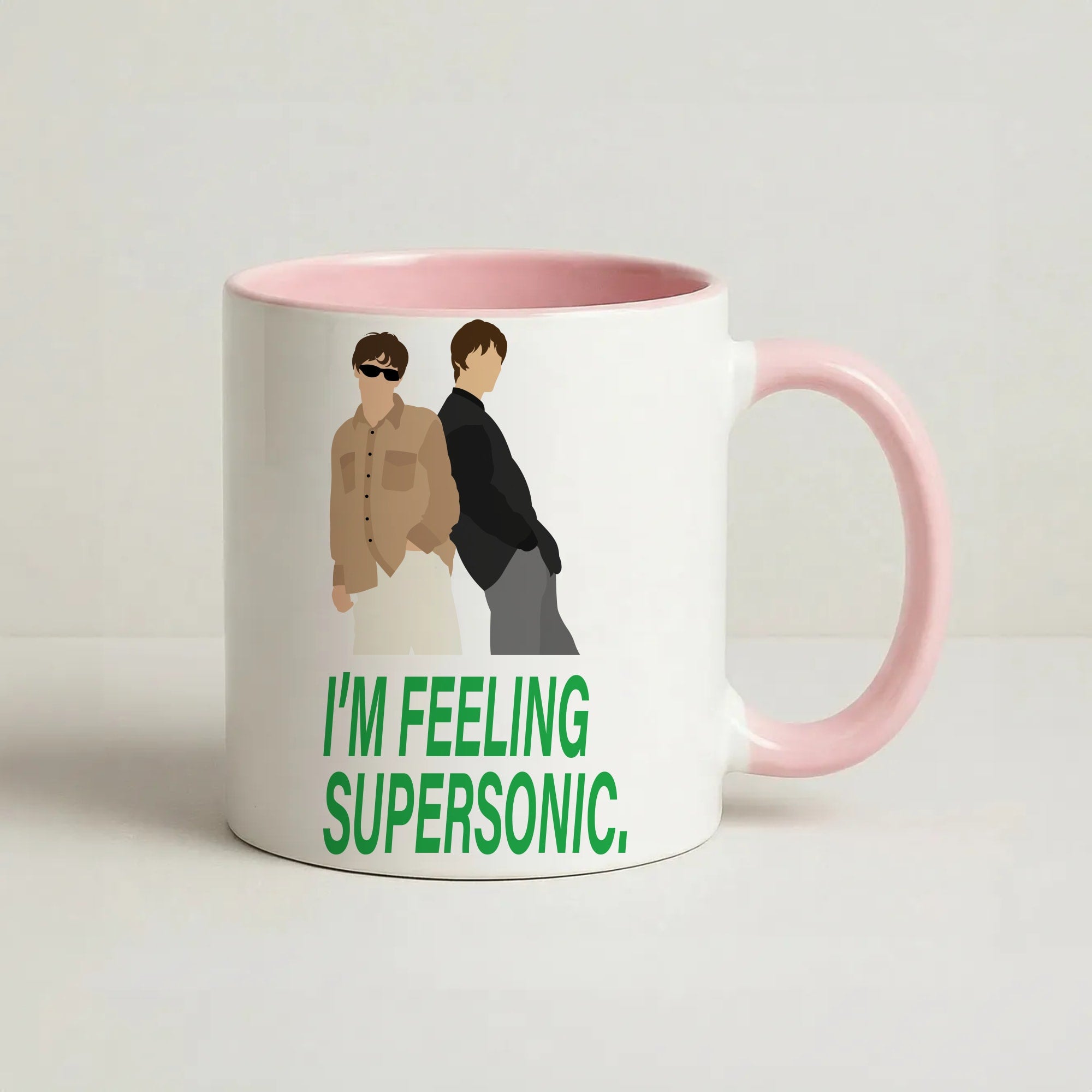 I'm Feeling Supersonic Coffee Pink Mug